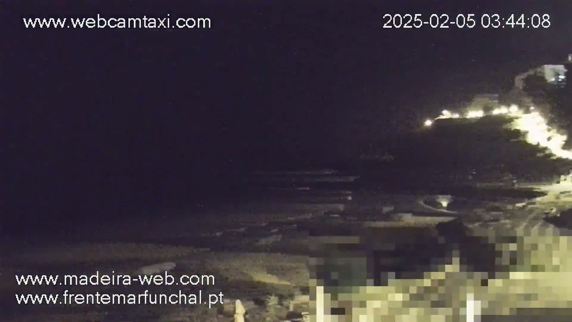 Sao Martinho, Praia da Ponta Gorda Coast Live Cam - Funchal, Madeira, Spain