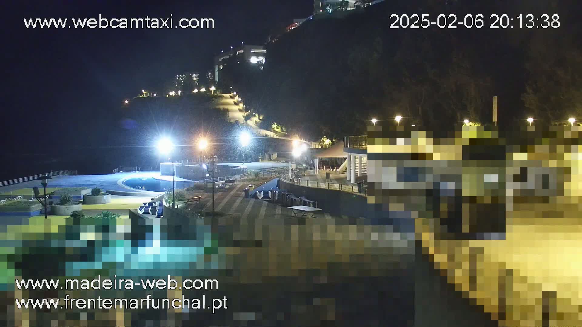 Sao Martinho, Praia da Ponta Gorda Coast Live Cam - Funchal, Madeira, Spain