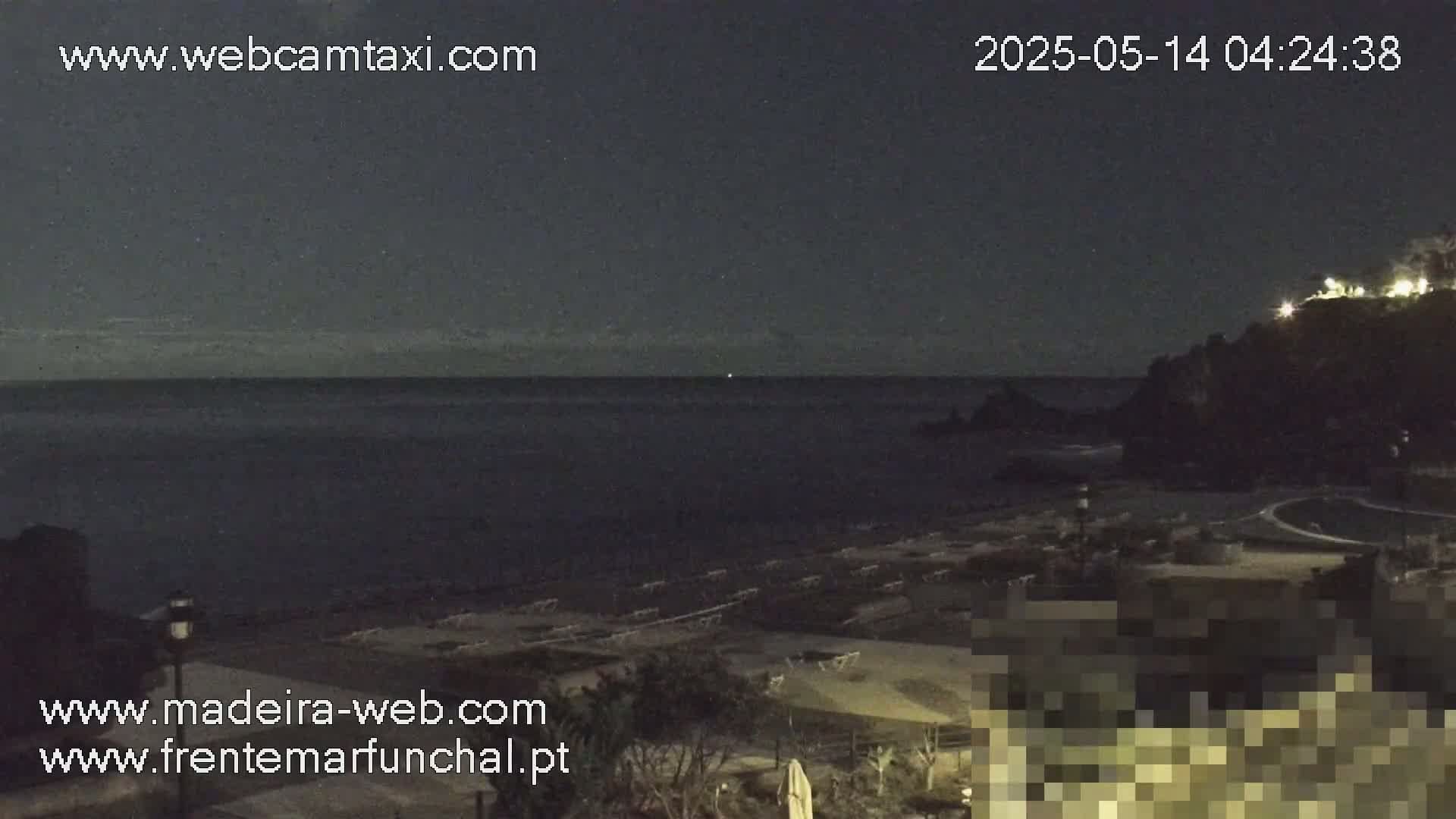 Sao Martinho, Praia da Ponta Gorda Coast Live Cam - Funchal, Madeira, Spain