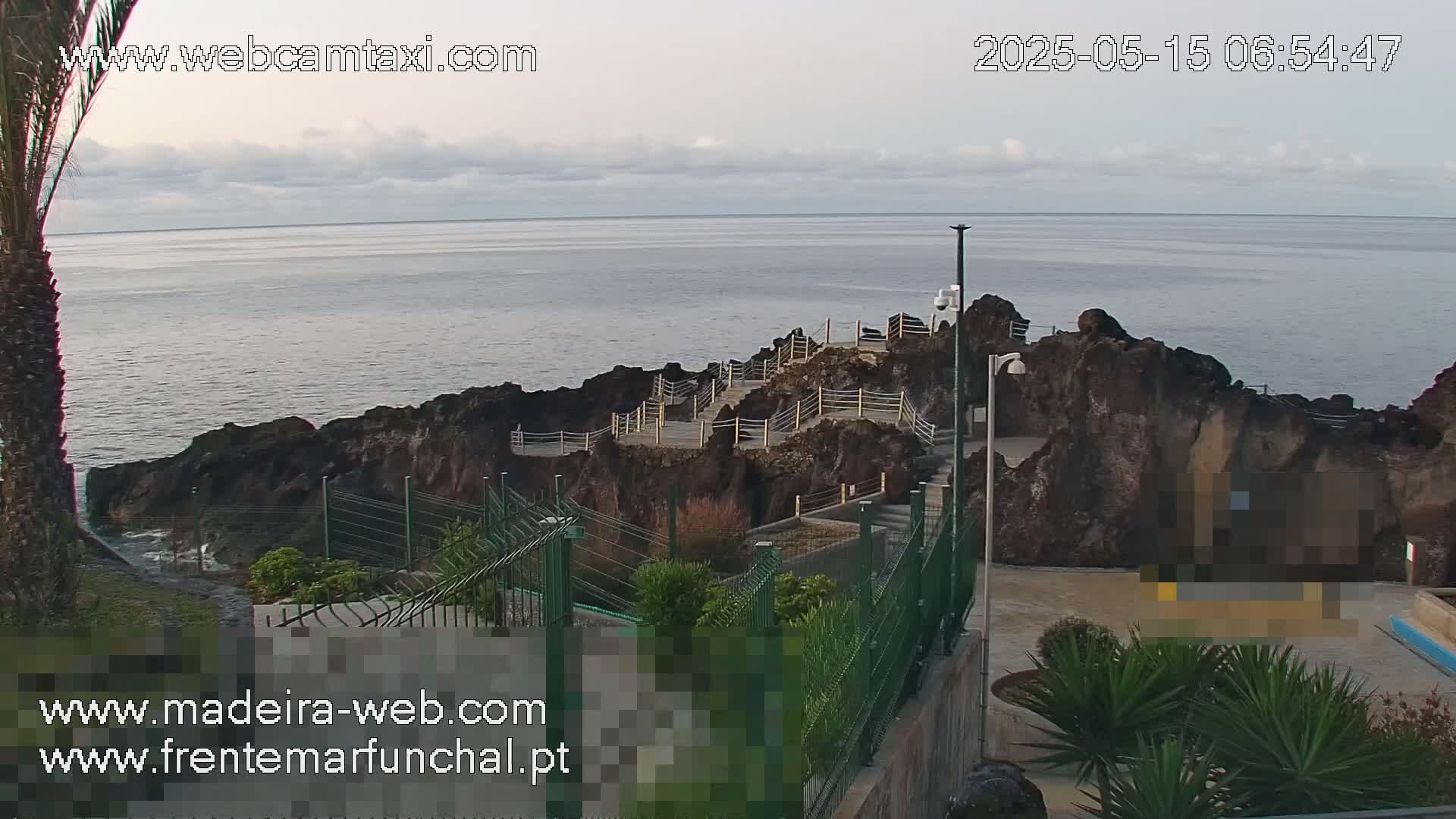 Sao Martinho, Praia da Ponta Gorda Coast Live Cam - Funchal, Madeira, Spain