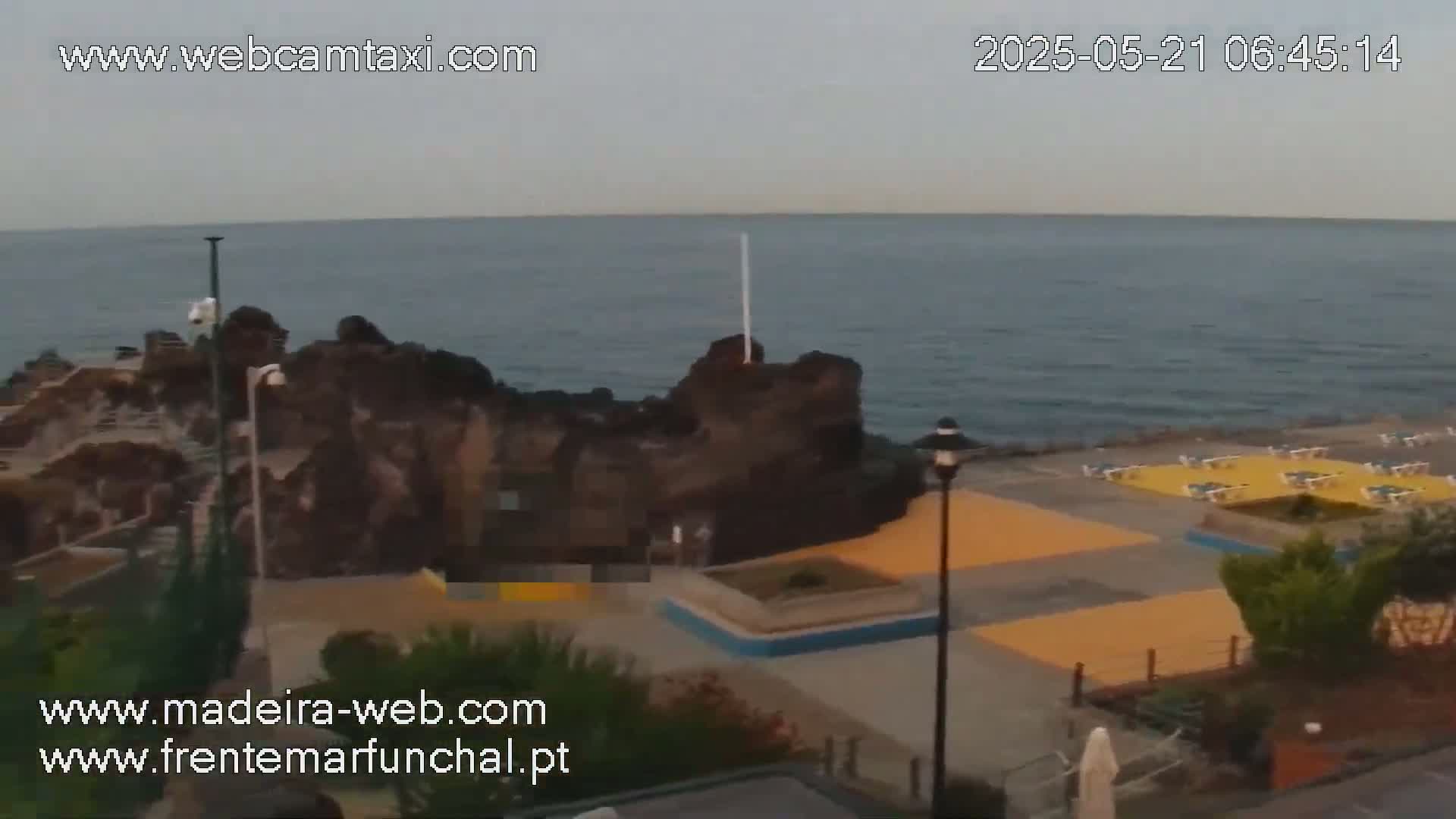 Sao Martinho, Praia da Ponta Gorda Coast Live Cam - Funchal, Madeira, Spain