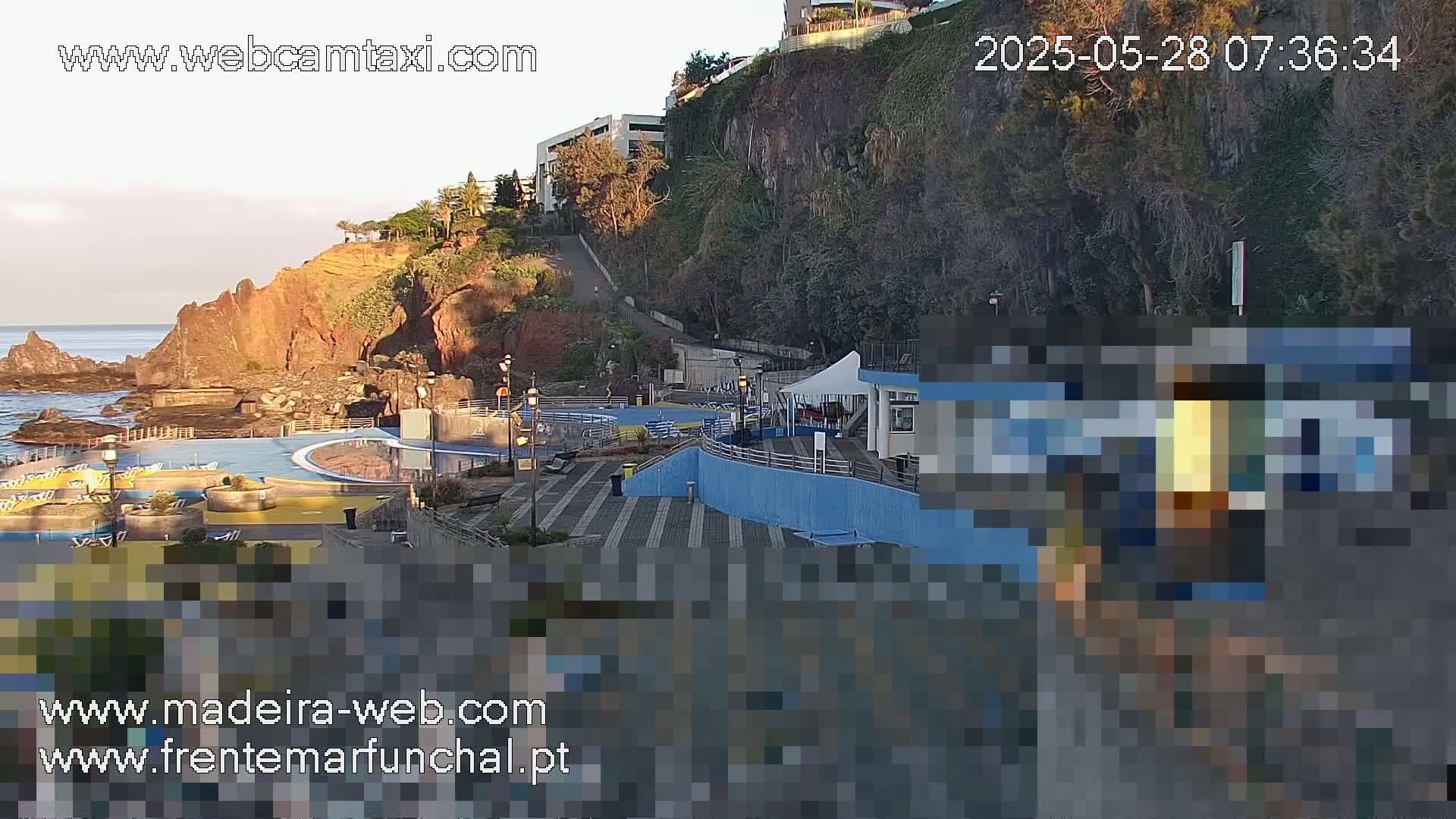 Sao Martinho, Praia da Ponta Gorda Coast Live Cam - Funchal, Madeira, Spain