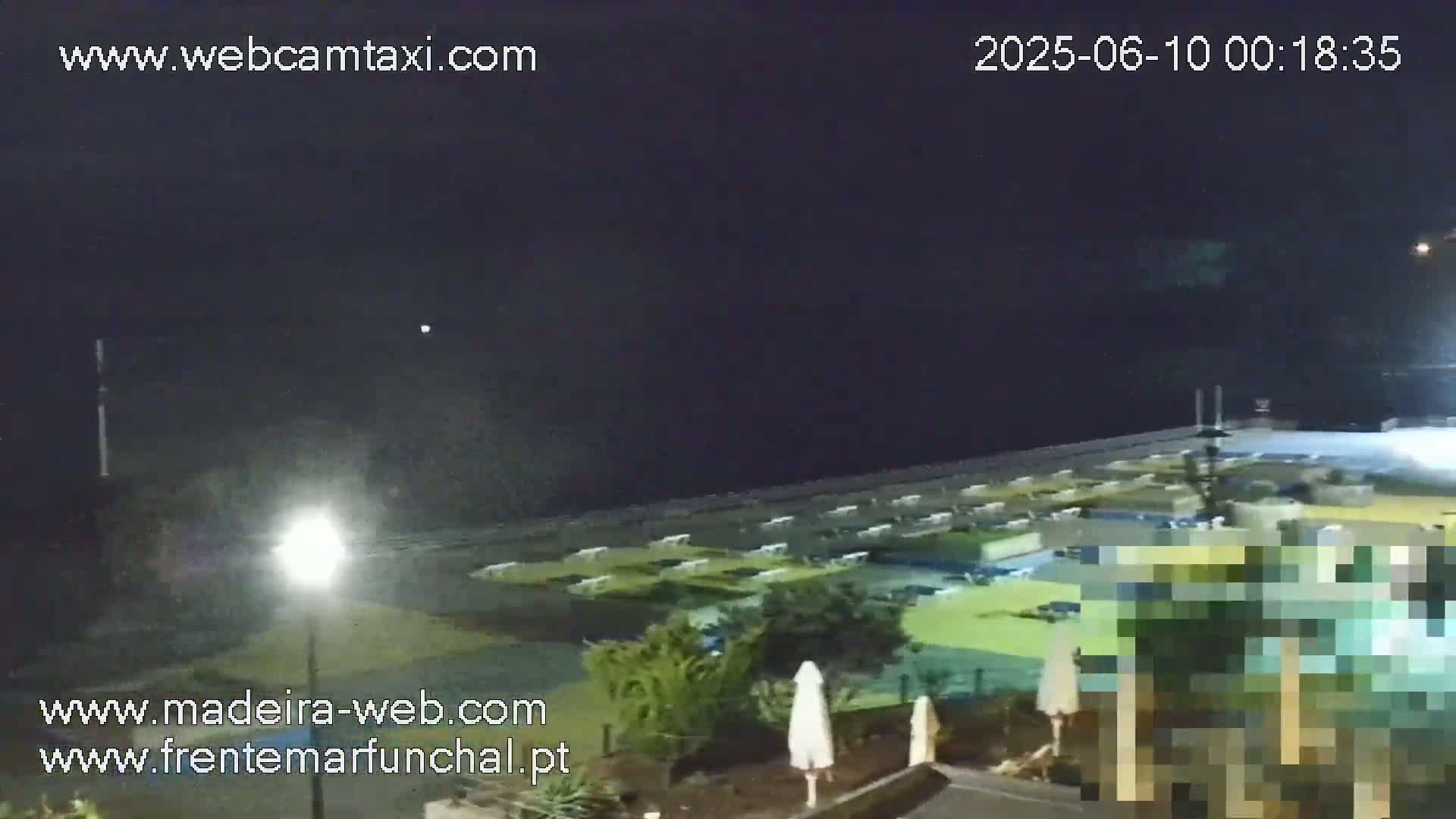 Sao Martinho, Praia da Ponta Gorda Coast Live Cam - Funchal, Madeira, Spain