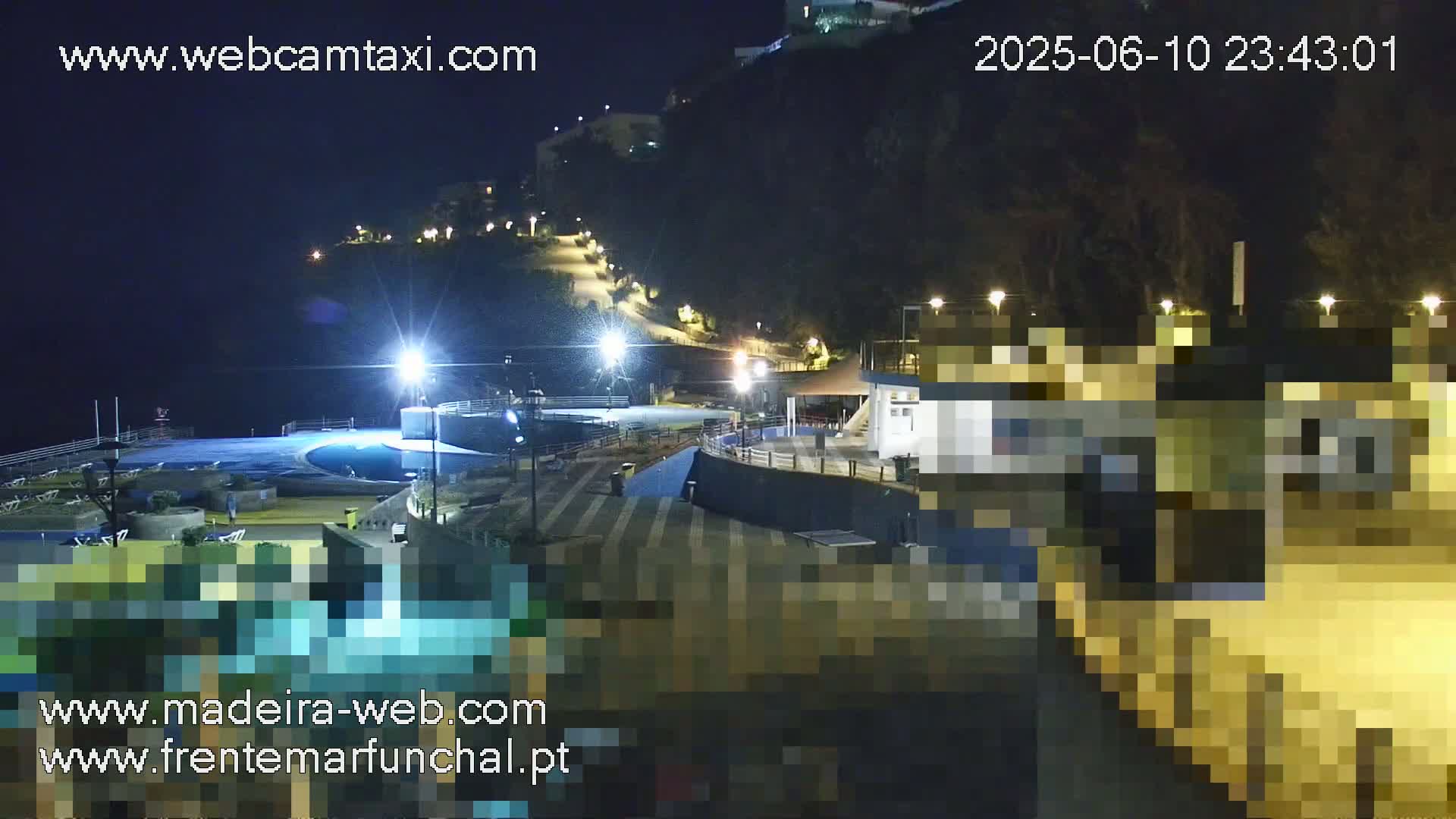 Sao Martinho, Praia da Ponta Gorda Coast Live Cam - Funchal, Madeira, Spain