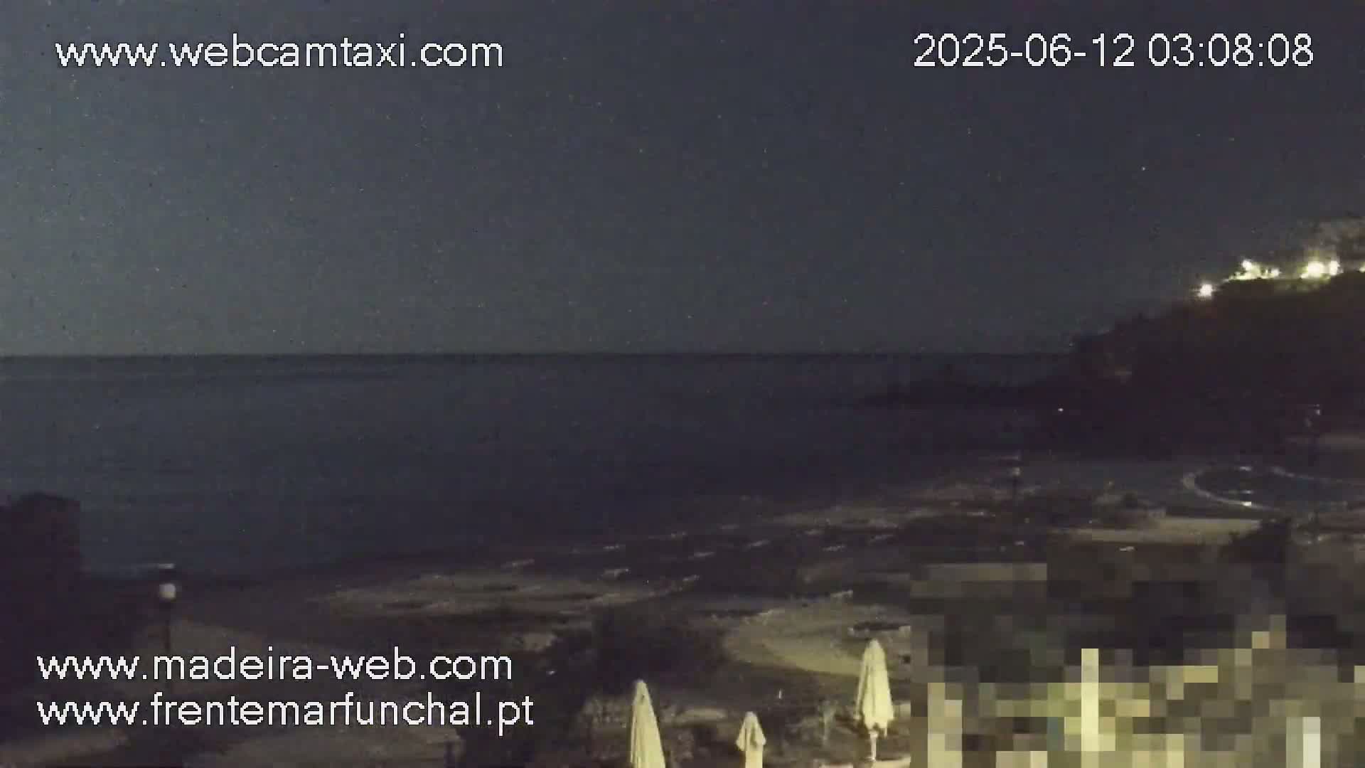 Sao Martinho, Praia da Ponta Gorda Coast Live Cam - Funchal, Madeira, Spain