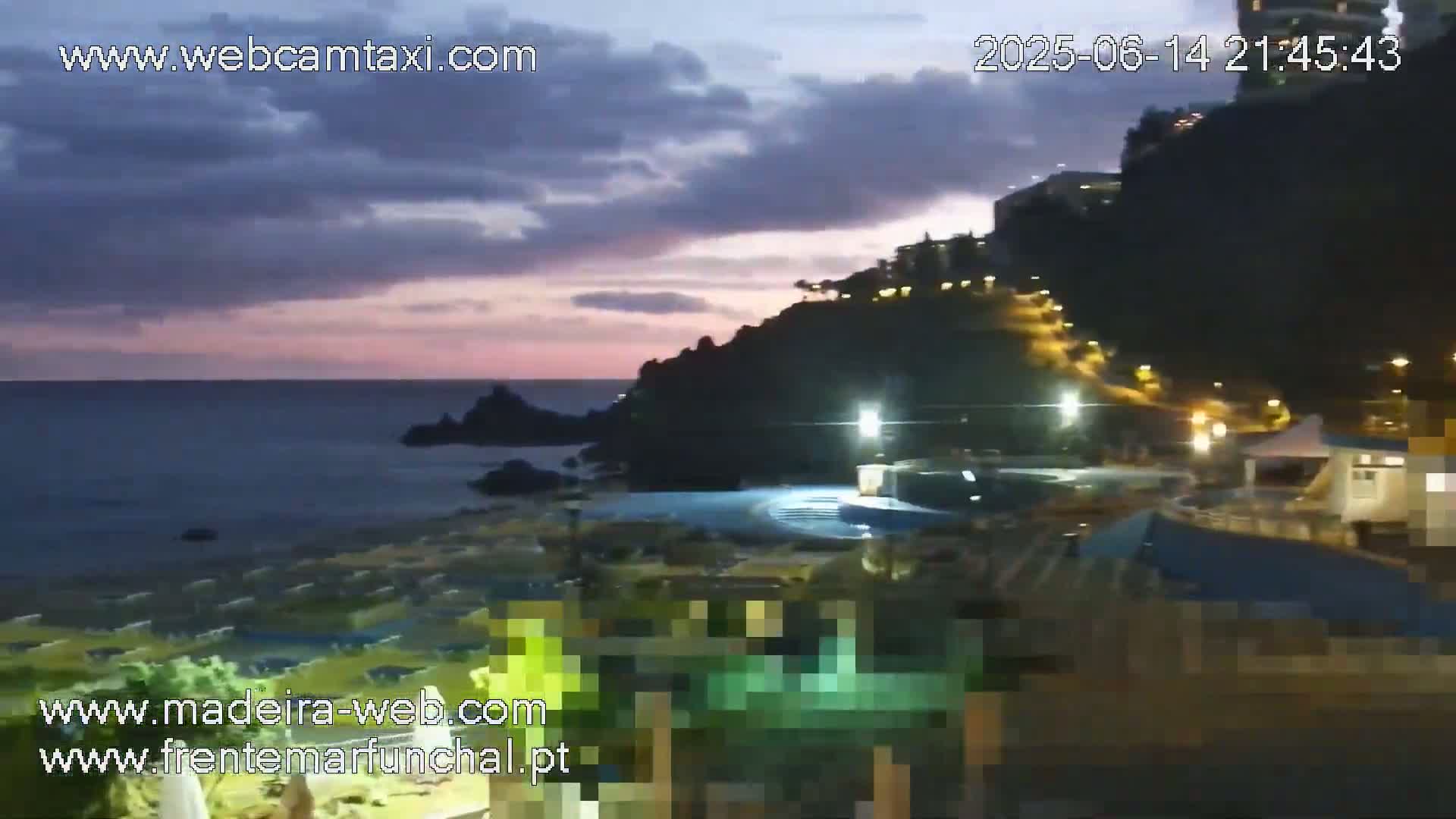 Sao Martinho, Praia da Ponta Gorda Coast Live Cam - Funchal, Madeira, Spain