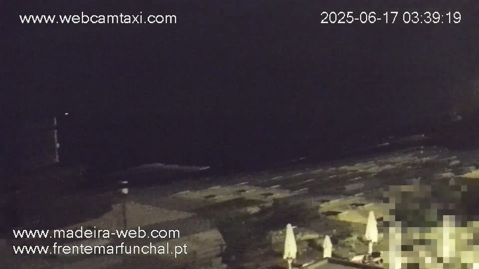 Sao Martinho, Praia da Ponta Gorda Coast Live Cam - Funchal, Madeira, Portugal