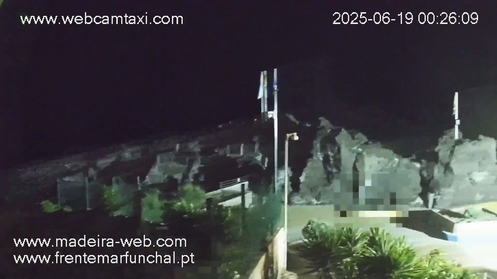 Sao Martinho, Praia da Ponta Gorda Coast Live Cam - Funchal, Madeira, Portugal
