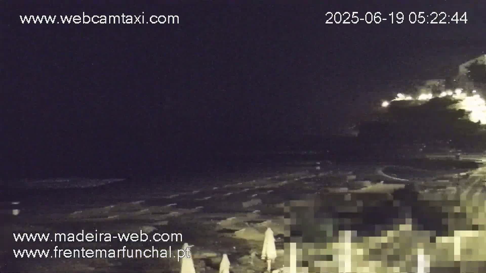 Sao Martinho, Praia da Ponta Gorda Coast Live Cam - Funchal, Madeira, Portugal