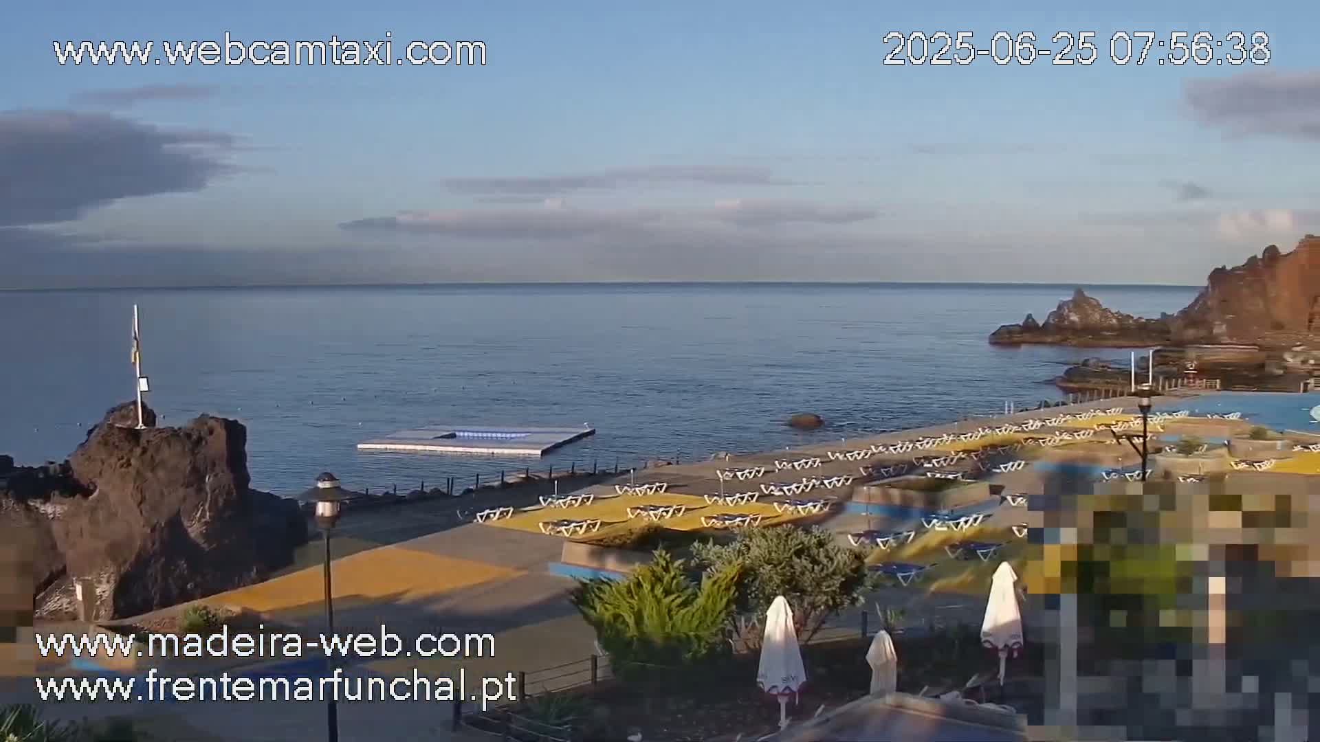 Sao Martinho, Praia da Ponta Gorda Coast Live Cam - Funchal, Madeira, Portugal