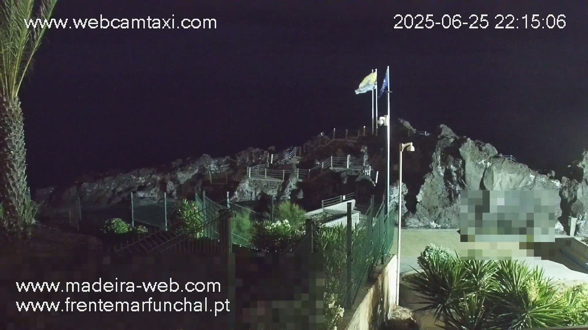 Sao Martinho, Praia da Ponta Gorda Coast Live Cam - Funchal, Madeira, Portugal