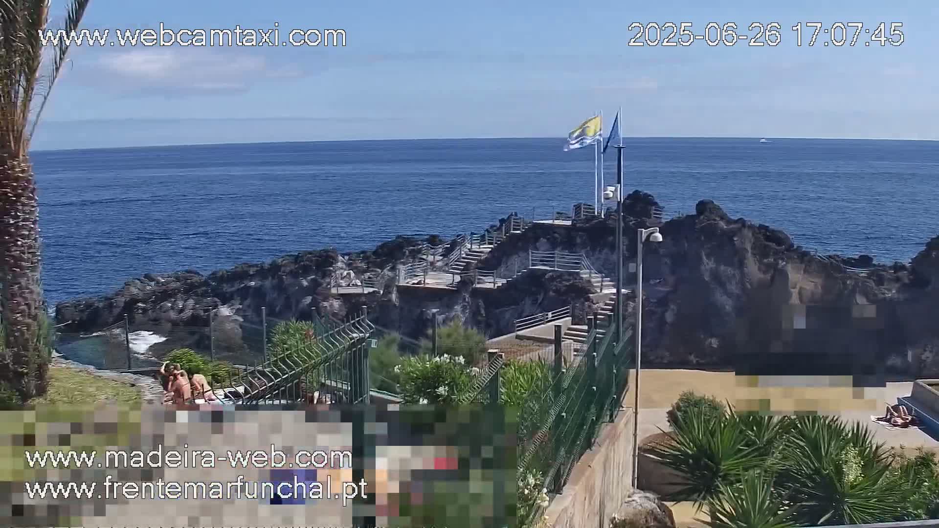 Sao Martinho, Praia da Ponta Gorda Coast Live Cam - Funchal, Madeira, Portugal