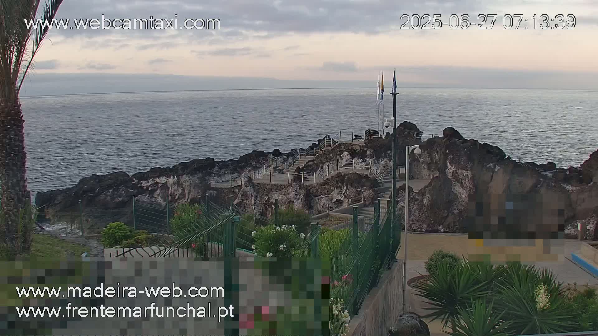 Sao Martinho, Praia da Ponta Gorda Coast Live Cam - Funchal, Madeira, Portugal