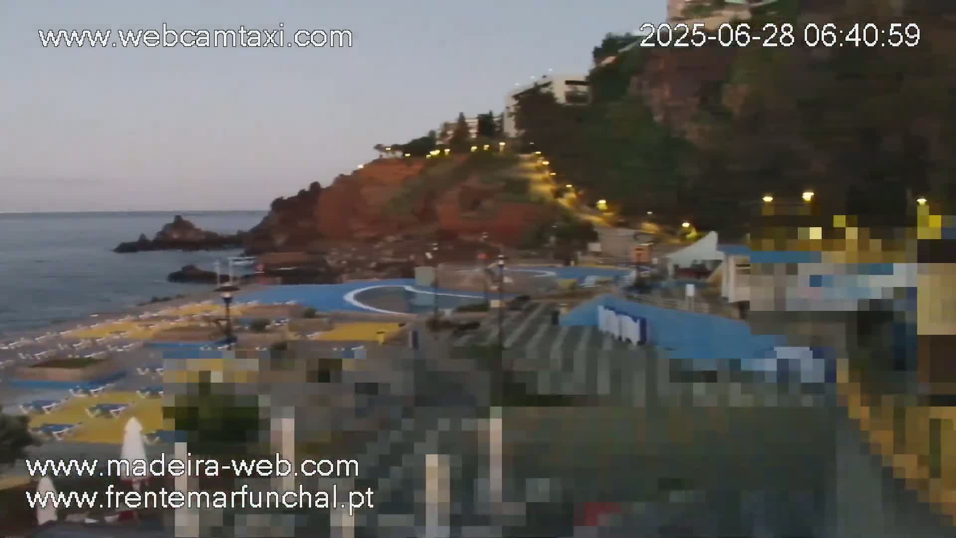 Sao Martinho, Praia da Ponta Gorda Coast Live Cam - Funchal, Madeira, Portugal