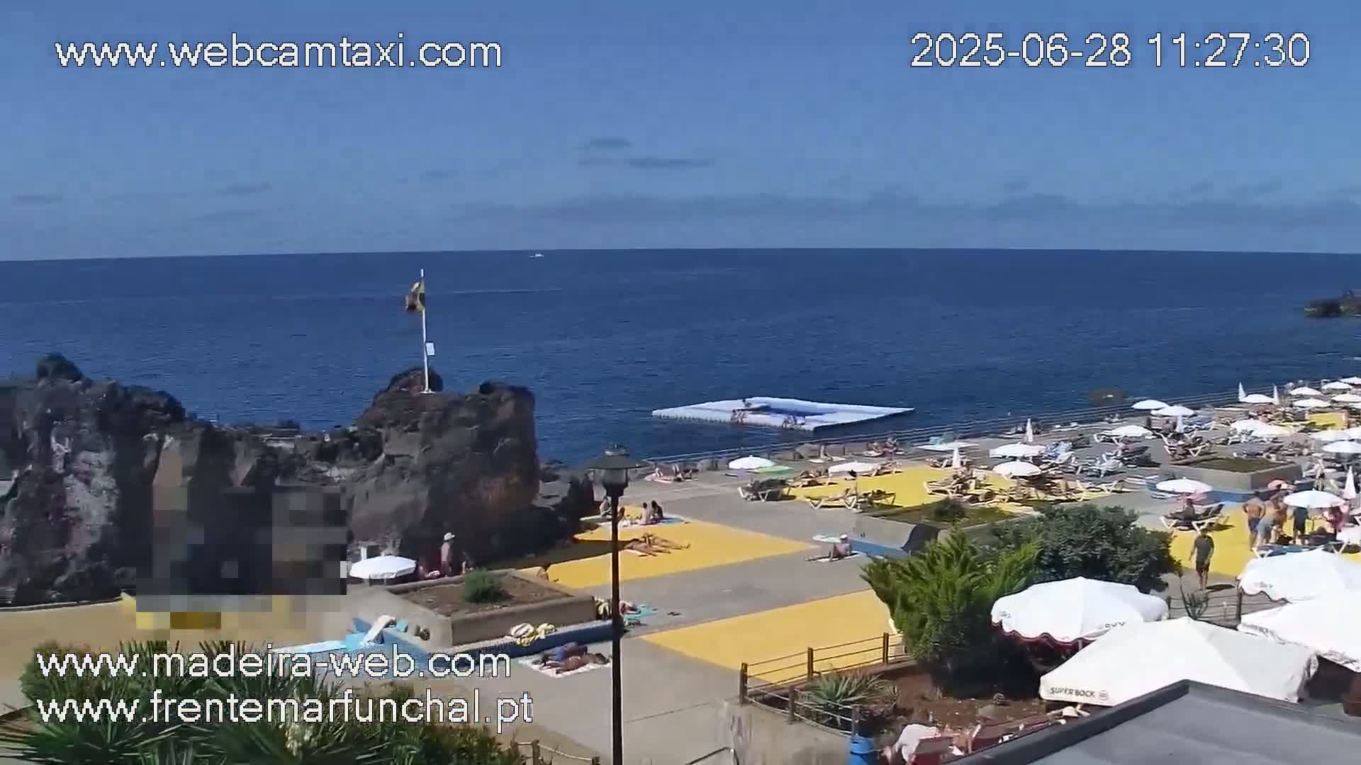 Sao Martinho, Praia da Ponta Gorda Coast Live Cam - Funchal, Madeira, Portugal