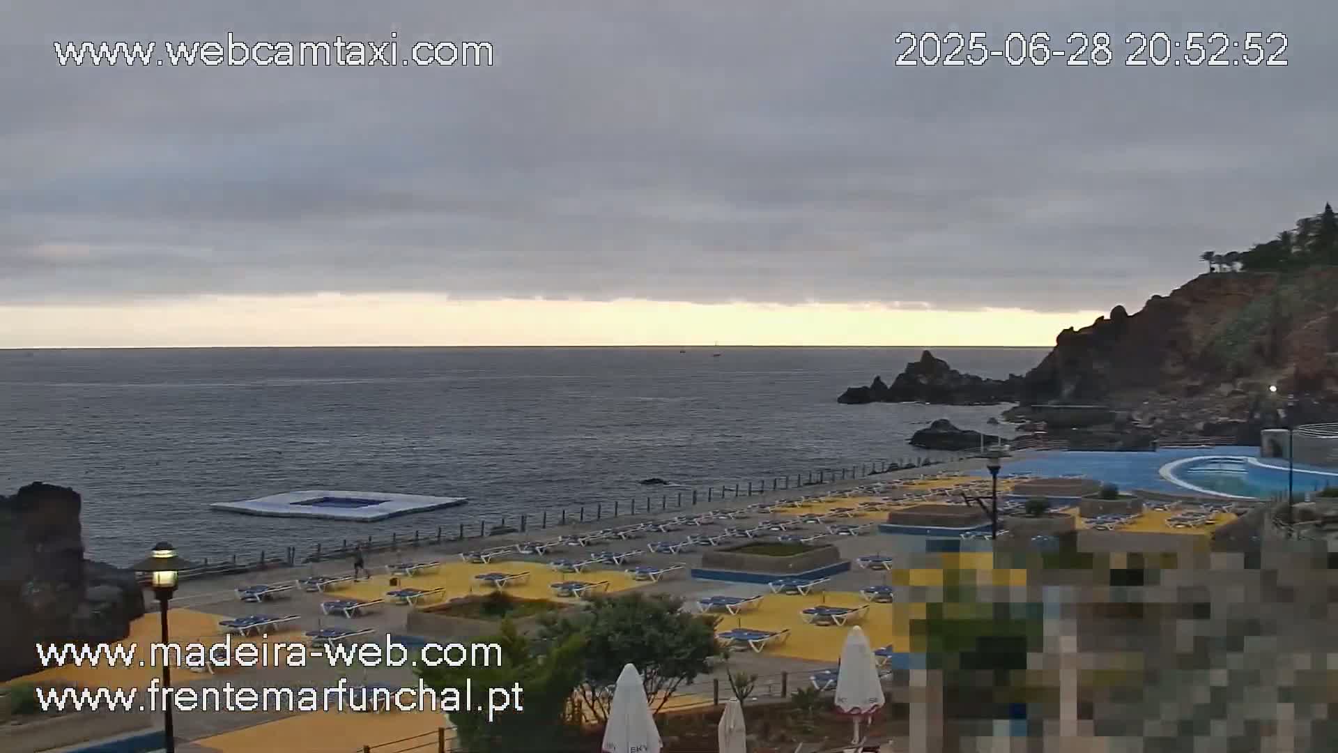 Sao Martinho, Praia da Ponta Gorda Coast Live Cam - Funchal, Madeira, Portugal