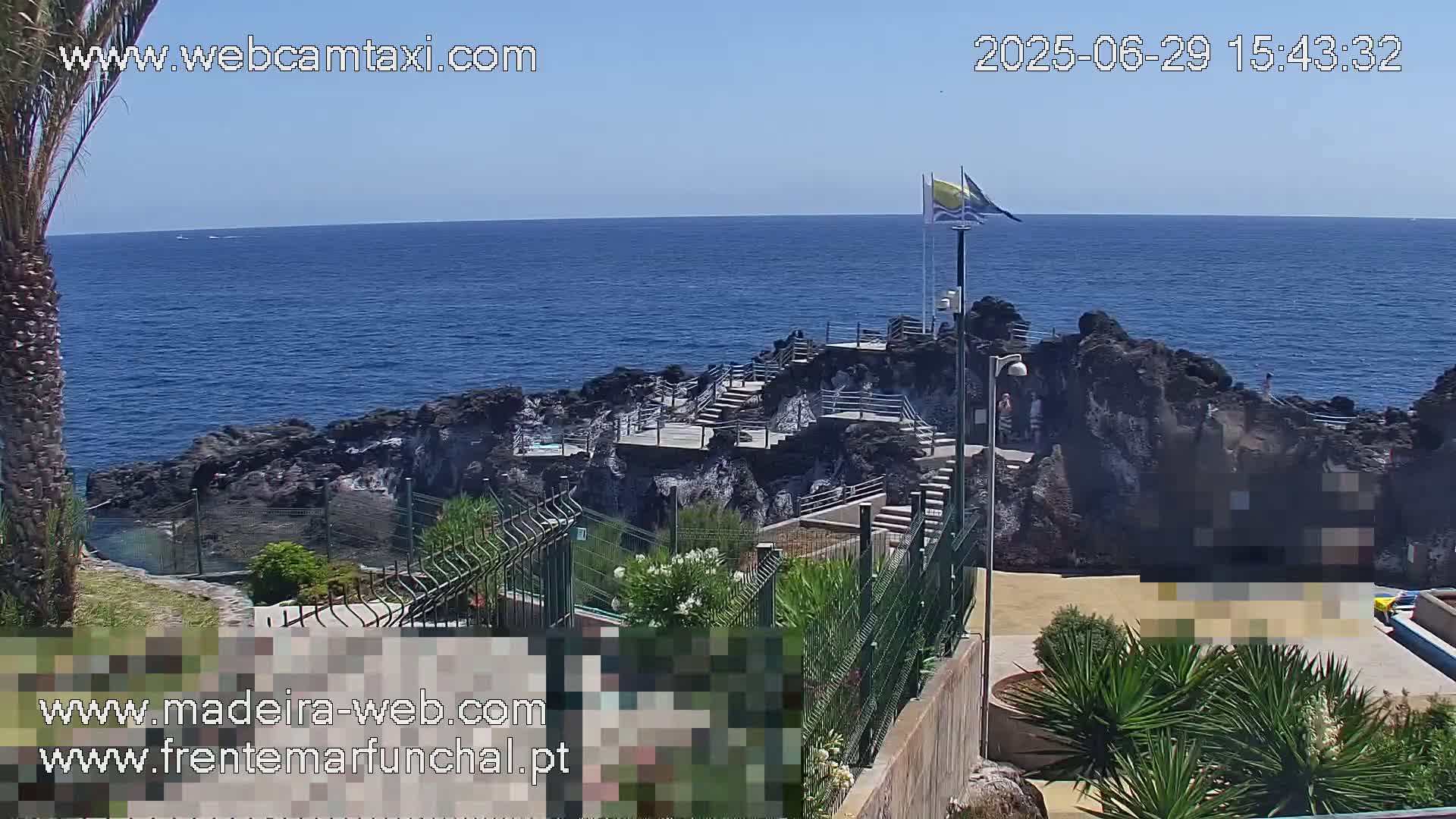 Sao Martinho, Praia da Ponta Gorda Coast Live Cam - Funchal, Madeira, Portugal
