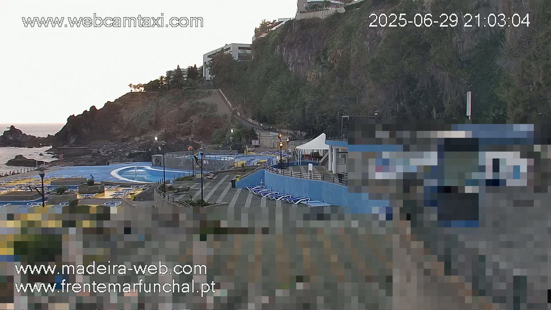 Sao Martinho, Praia da Ponta Gorda Coast Live Cam - Funchal, Madeira, Portugal