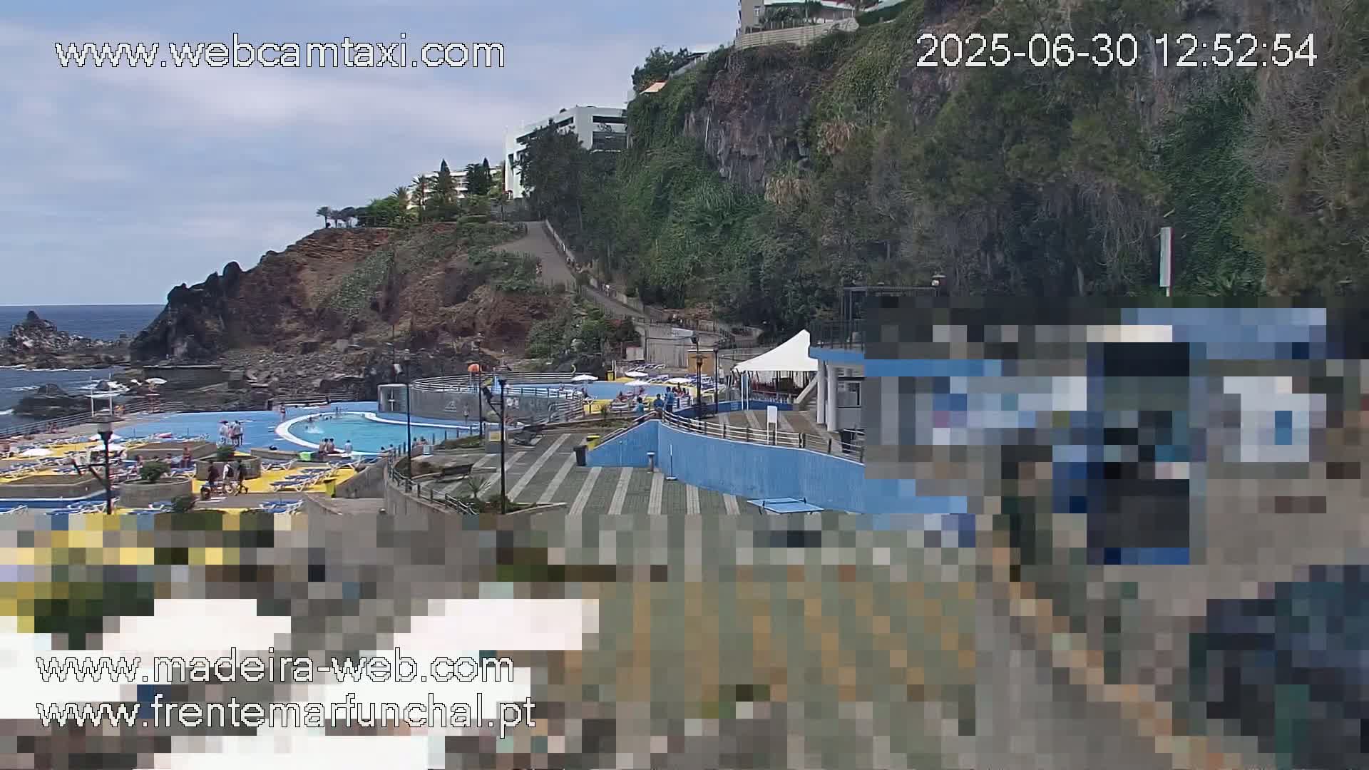 Sao Martinho, Praia da Ponta Gorda Coast Live Cam - Funchal, Madeira, Portugal