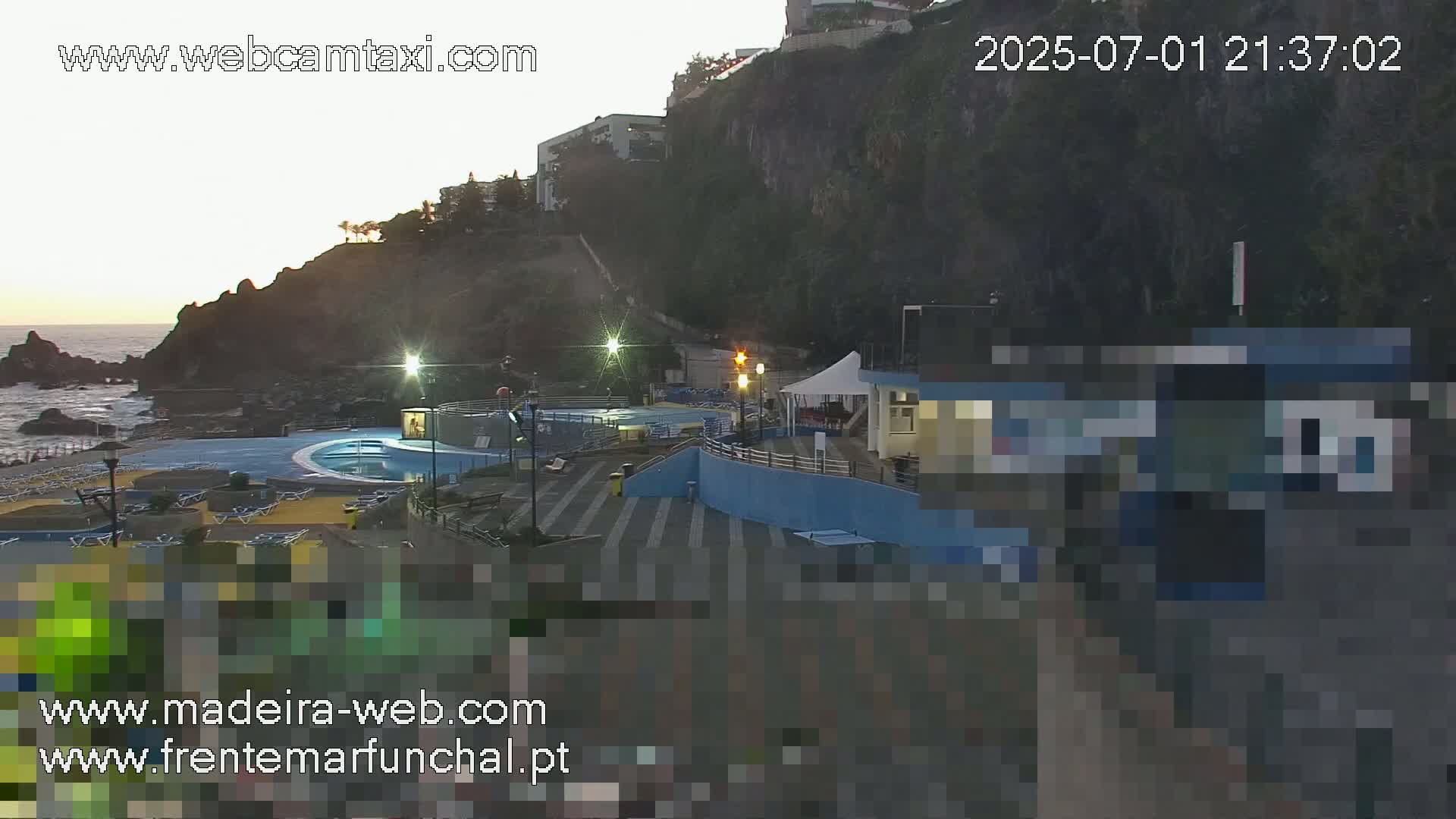 Sao Martinho, Praia da Ponta Gorda Coast Live Cam - Funchal, Madeira, Portugal