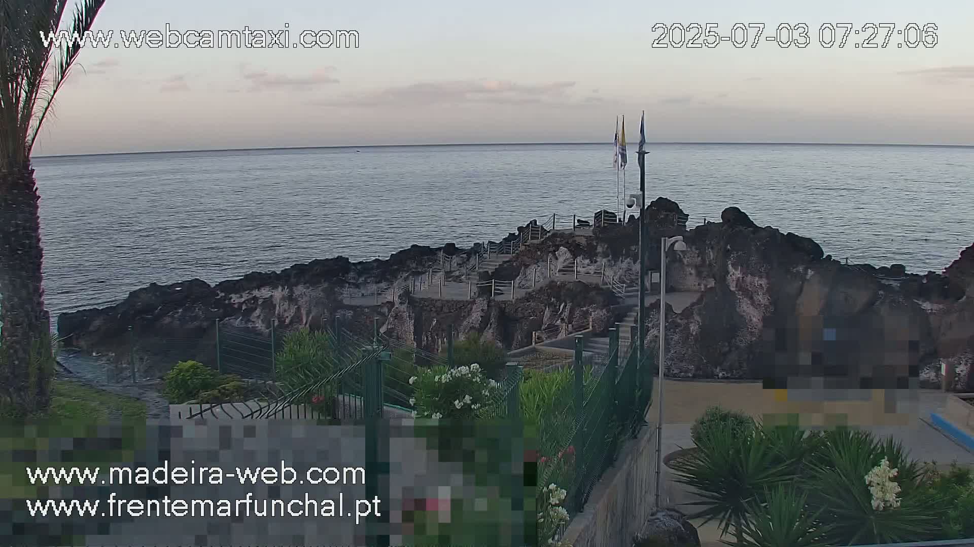 Sao Martinho, Praia da Ponta Gorda Coast Live Cam - Funchal, Madeira, Portugal