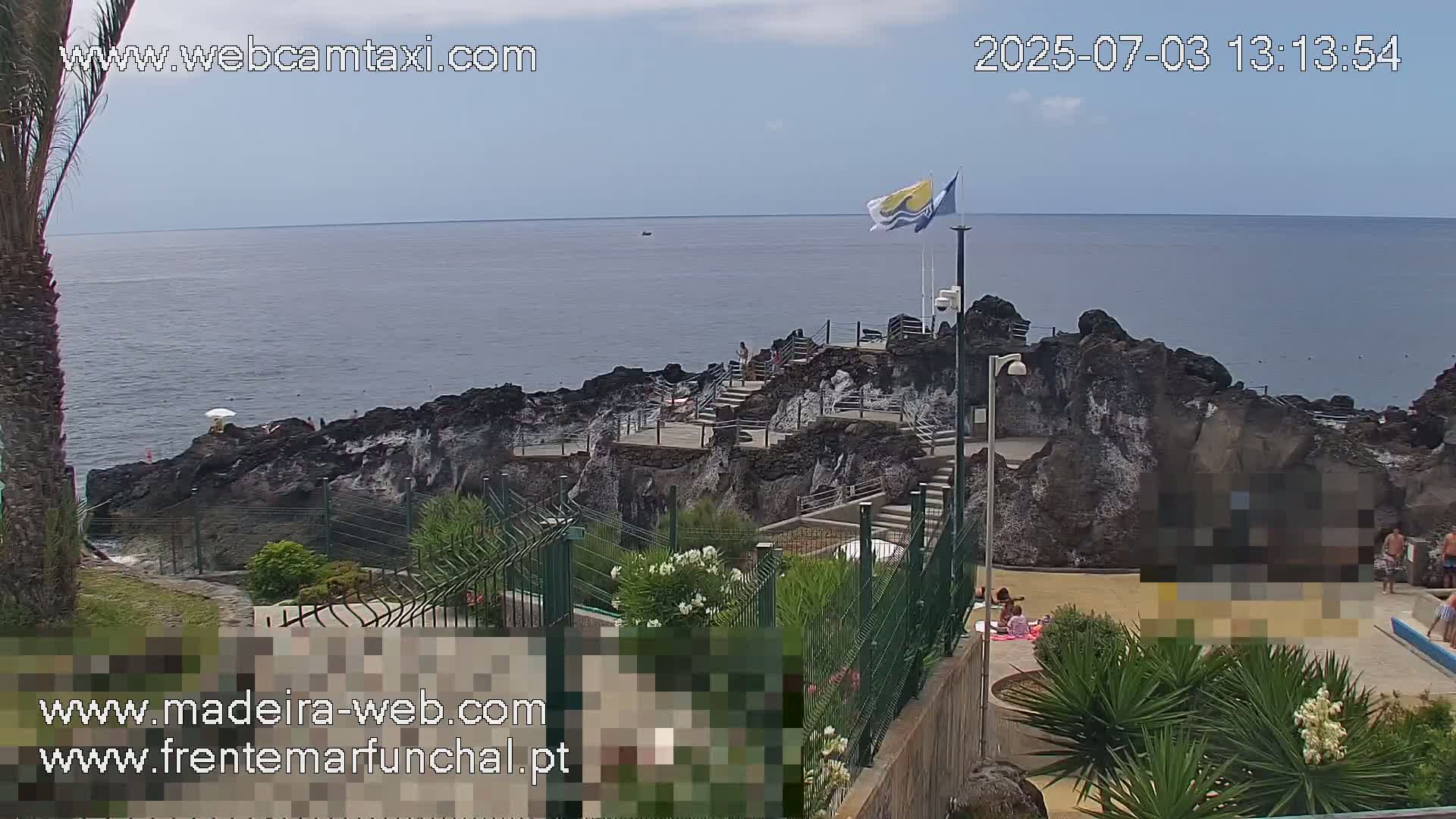 Sao Martinho, Praia da Ponta Gorda Coast Live Cam - Funchal, Madeira, Portugal