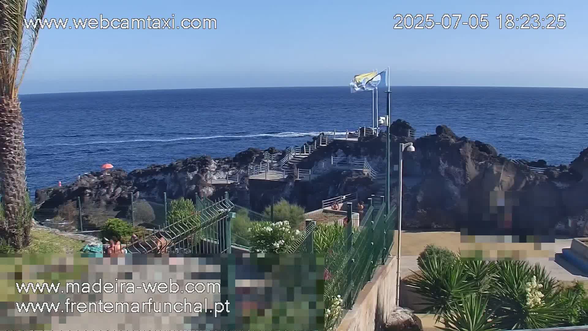 Sao Martinho, Praia da Ponta Gorda Coast Live Cam - Funchal, Madeira, Portugal