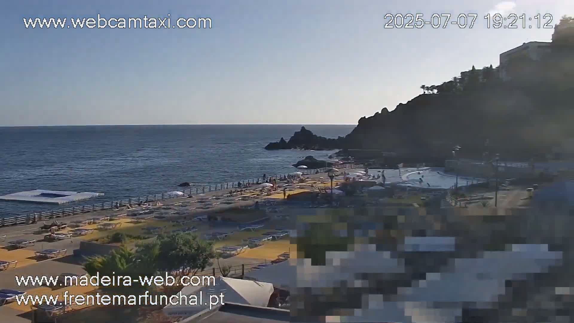 Sao Martinho, Praia da Ponta Gorda Coast Live Cam - Funchal, Madeira, Portugal