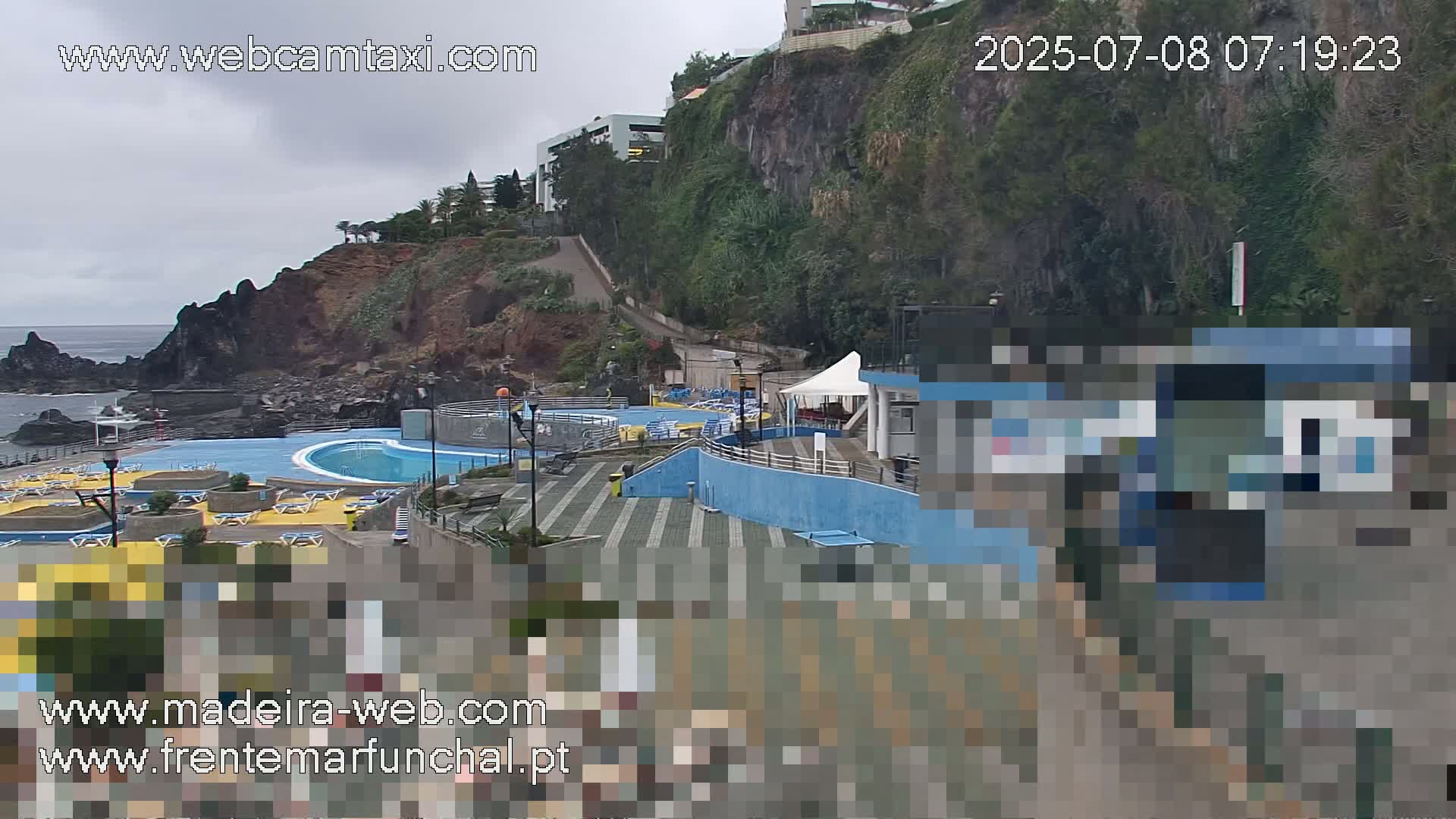Sao Martinho, Praia da Ponta Gorda Coast Live Cam - Funchal, Madeira, Portugal