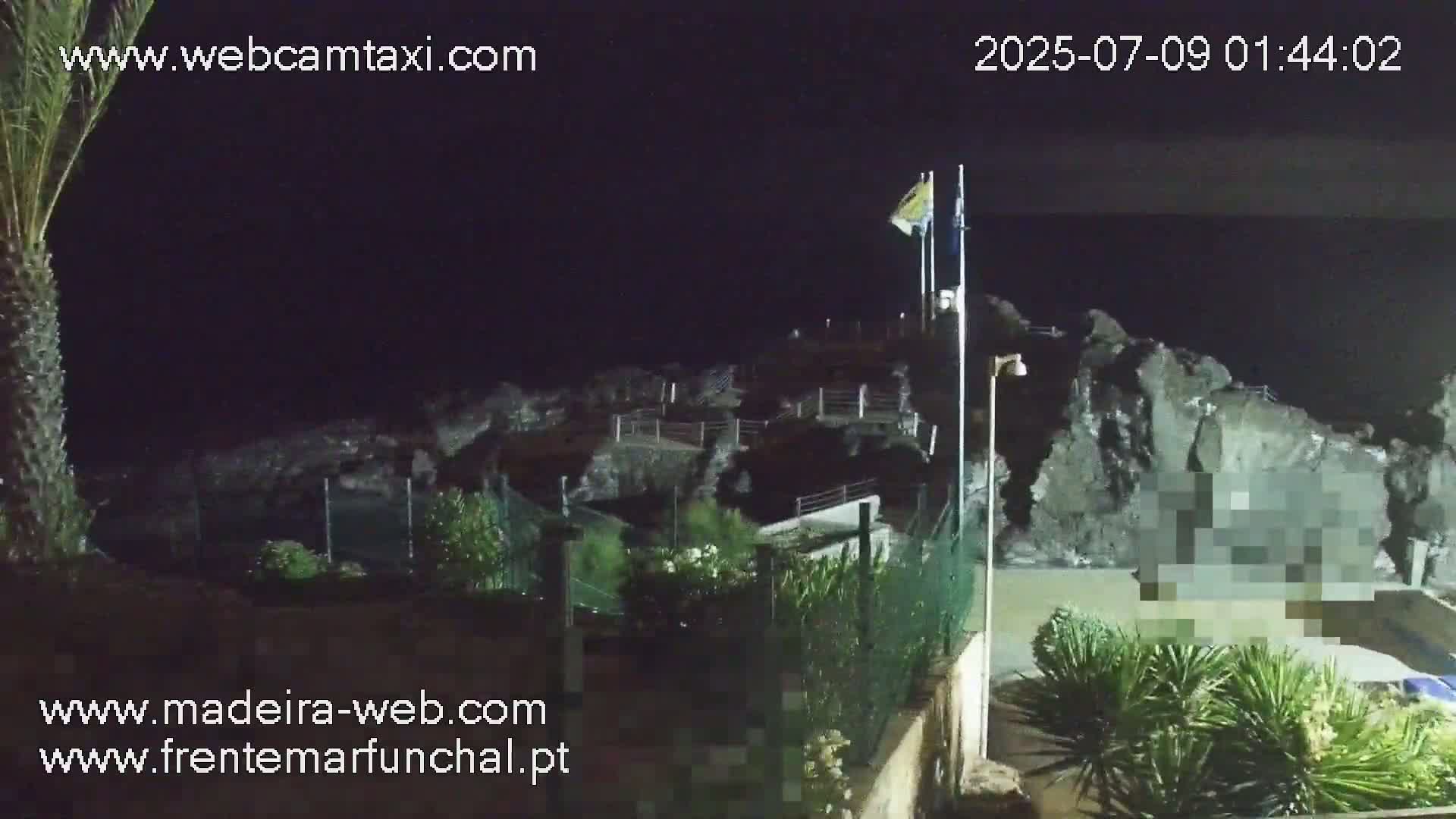 Sao Martinho, Praia da Ponta Gorda Coast Live Cam - Funchal, Madeira, Portugal