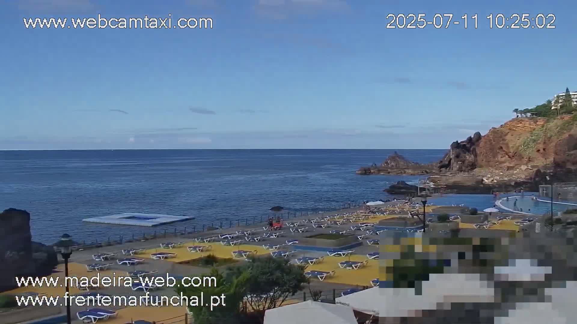 Sao Martinho, Praia da Ponta Gorda Coast Live Cam - Funchal, Madeira, Portugal