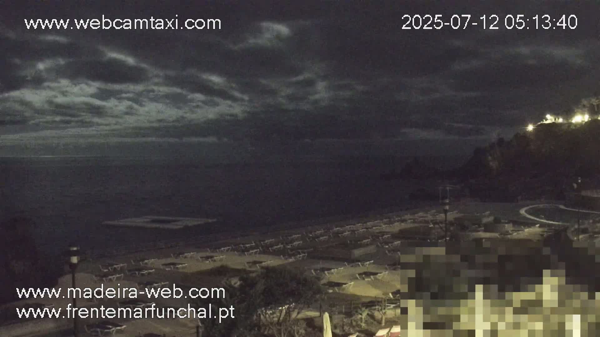 Sao Martinho, Praia da Ponta Gorda Coast Live Cam - Funchal, Madeira, Portugal