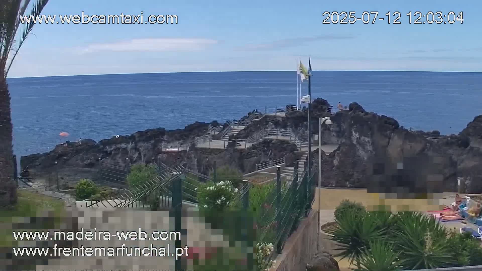 Sao Martinho, Praia da Ponta Gorda Coast Live Cam - Funchal, Madeira, Portugal