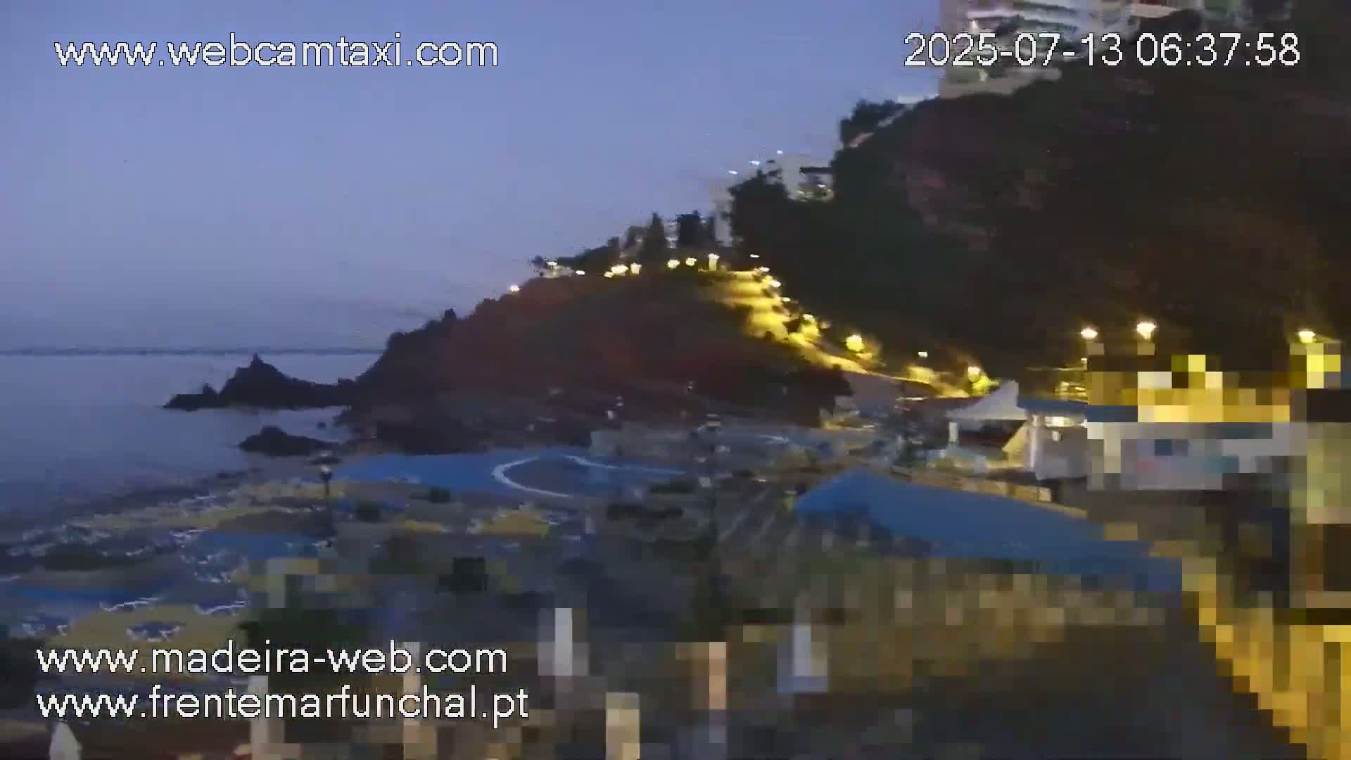 Sao Martinho, Praia da Ponta Gorda Coast Live Cam - Funchal, Madeira, Portugal
