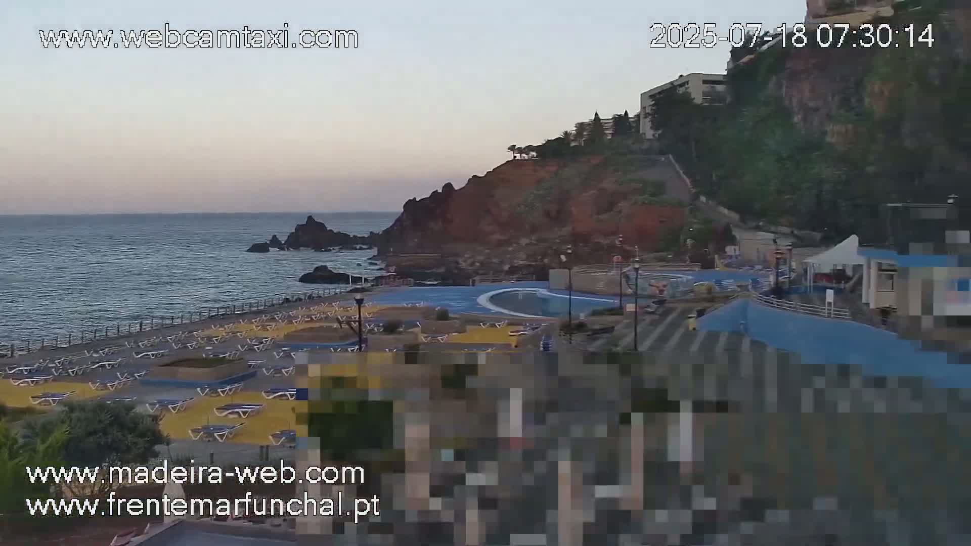 Sao Martinho, Praia da Ponta Gorda Coast Live Cam - Funchal, Madeira, Portugal