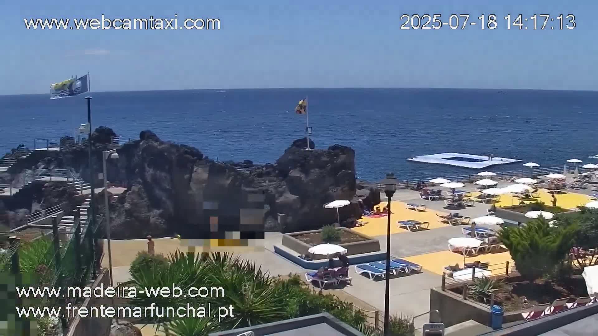 Sao Martinho, Praia da Ponta Gorda Coast Live Cam - Funchal, Madeira, Portugal