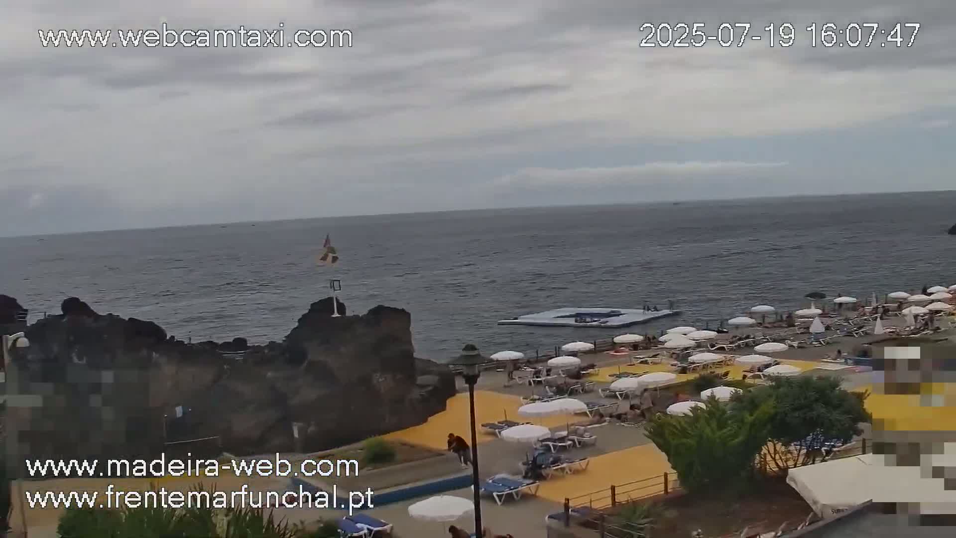 Sao Martinho, Praia da Ponta Gorda Coast Live Cam - Funchal, Madeira, Portugal