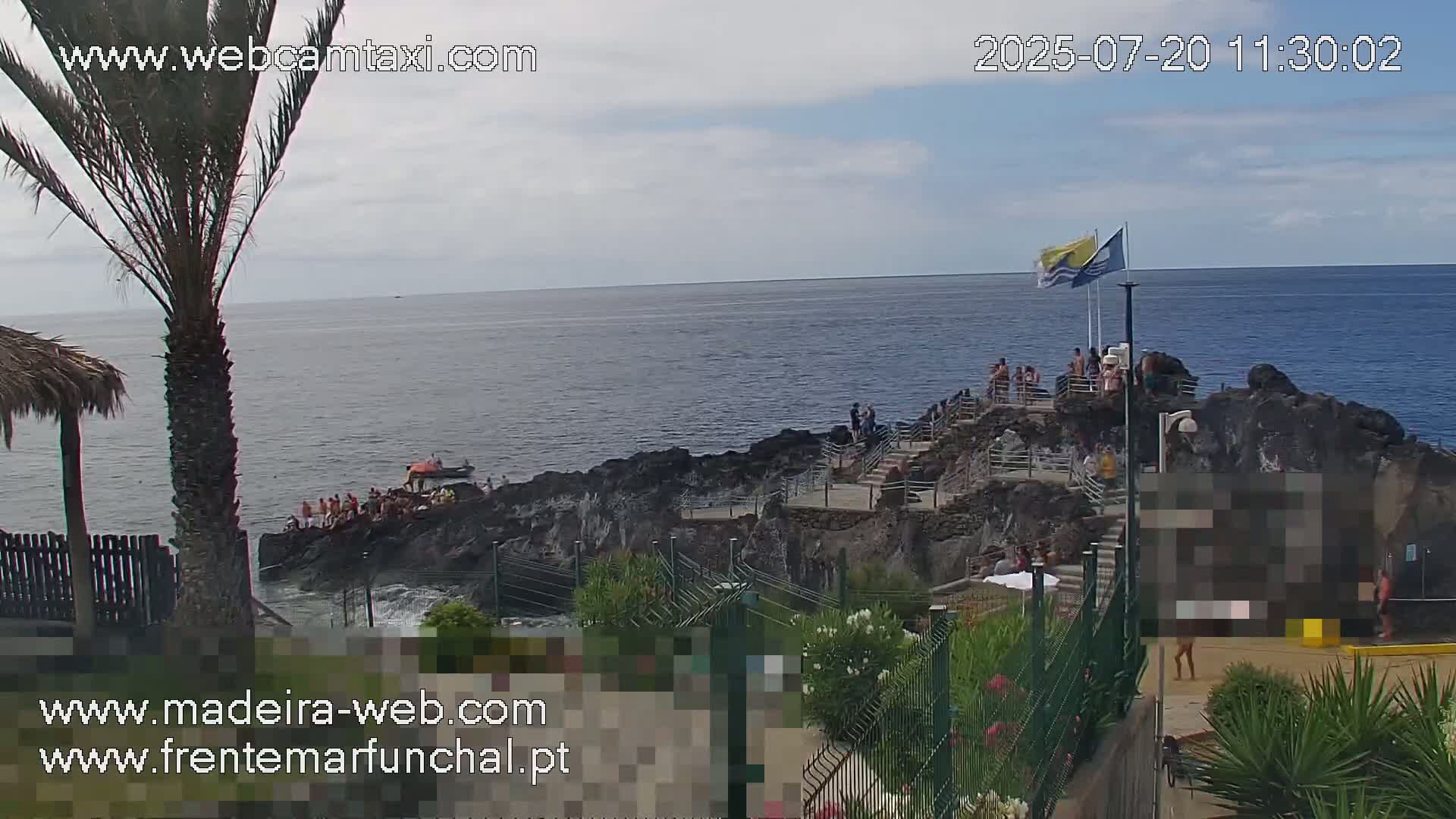 Sao Martinho, Praia da Ponta Gorda Coast Live Cam - Funchal, Madeira, Portugal