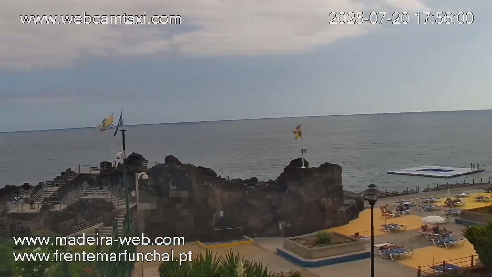 Sao Martinho, Praia da Ponta Gorda Coast Live Cam - Funchal, Madeira, Portugal