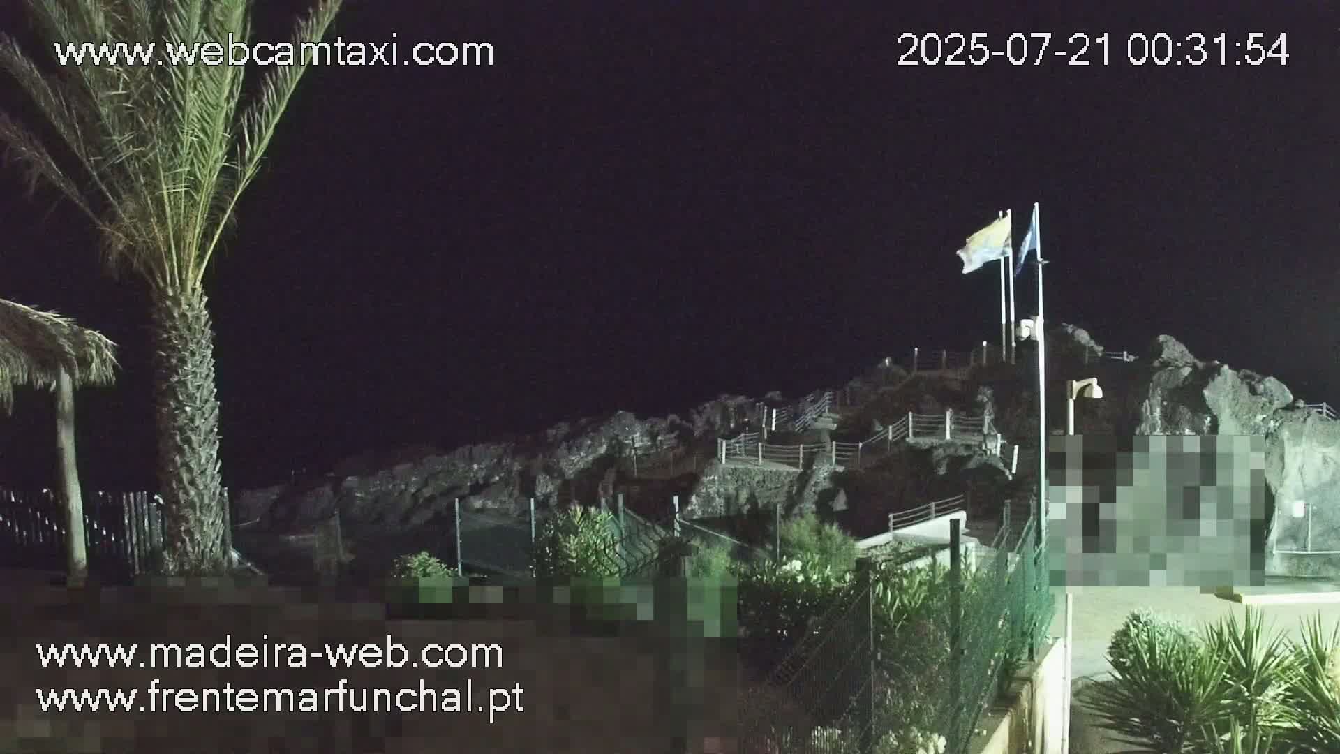 Sao Martinho, Praia da Ponta Gorda Coast Live Cam - Funchal, Madeira, Portugal
