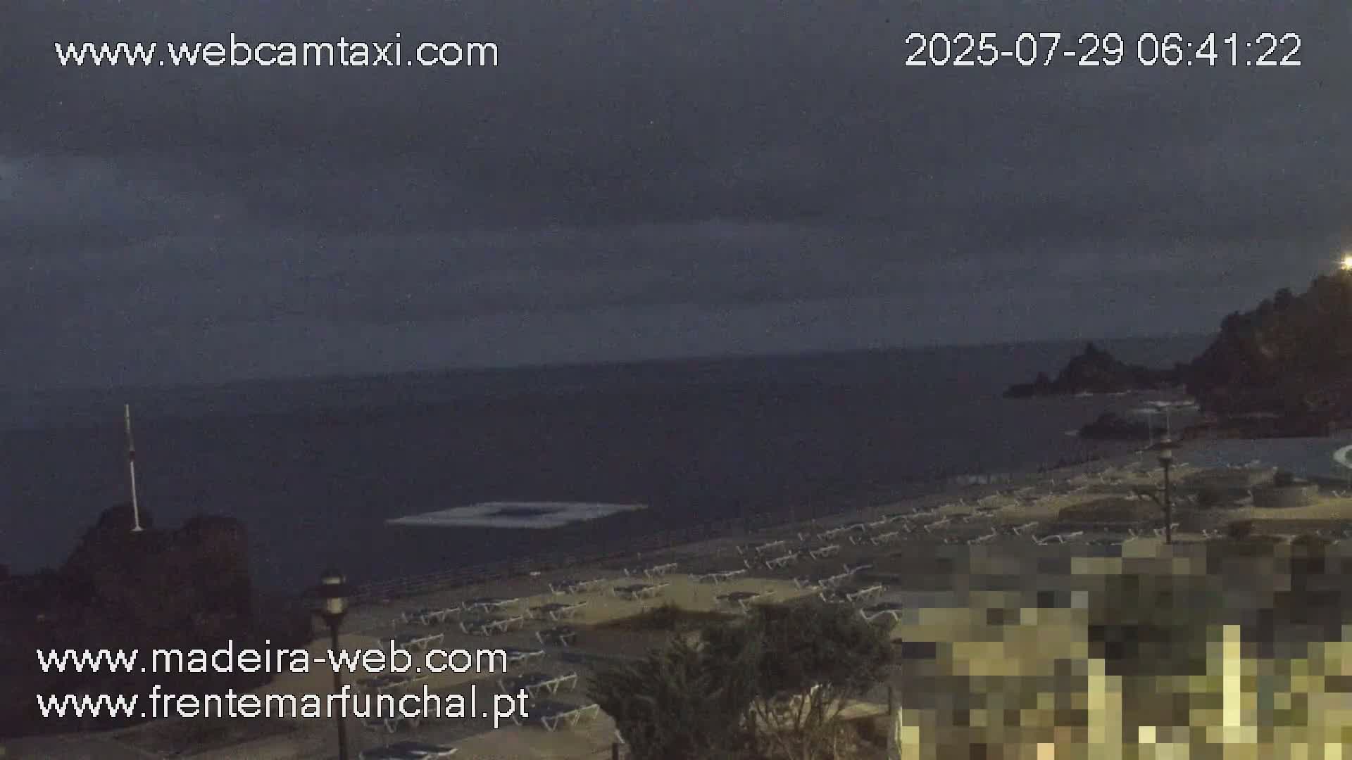 Sao Martinho, Praia da Ponta Gorda Coast Live Cam - Funchal, Madeira, Portugal