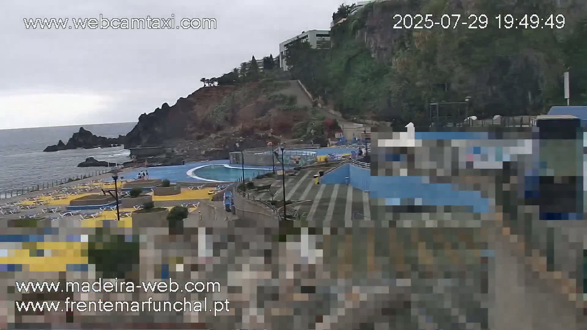 Sao Martinho, Praia da Ponta Gorda Coast Live Cam - Funchal, Madeira, Portugal