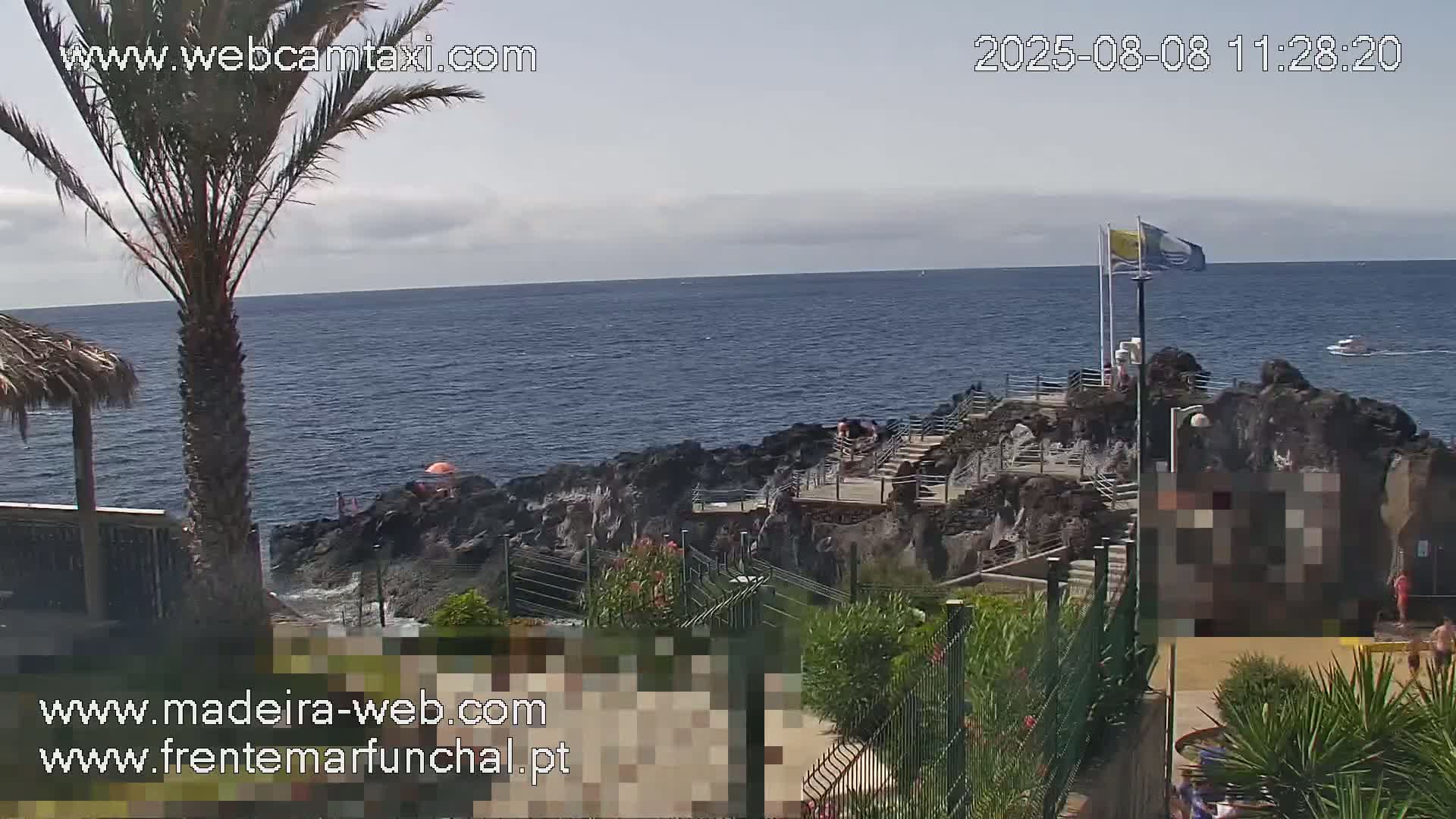 Sao Martinho, Praia da Ponta Gorda Coast Live Cam - Funchal, Madeira, Portugal