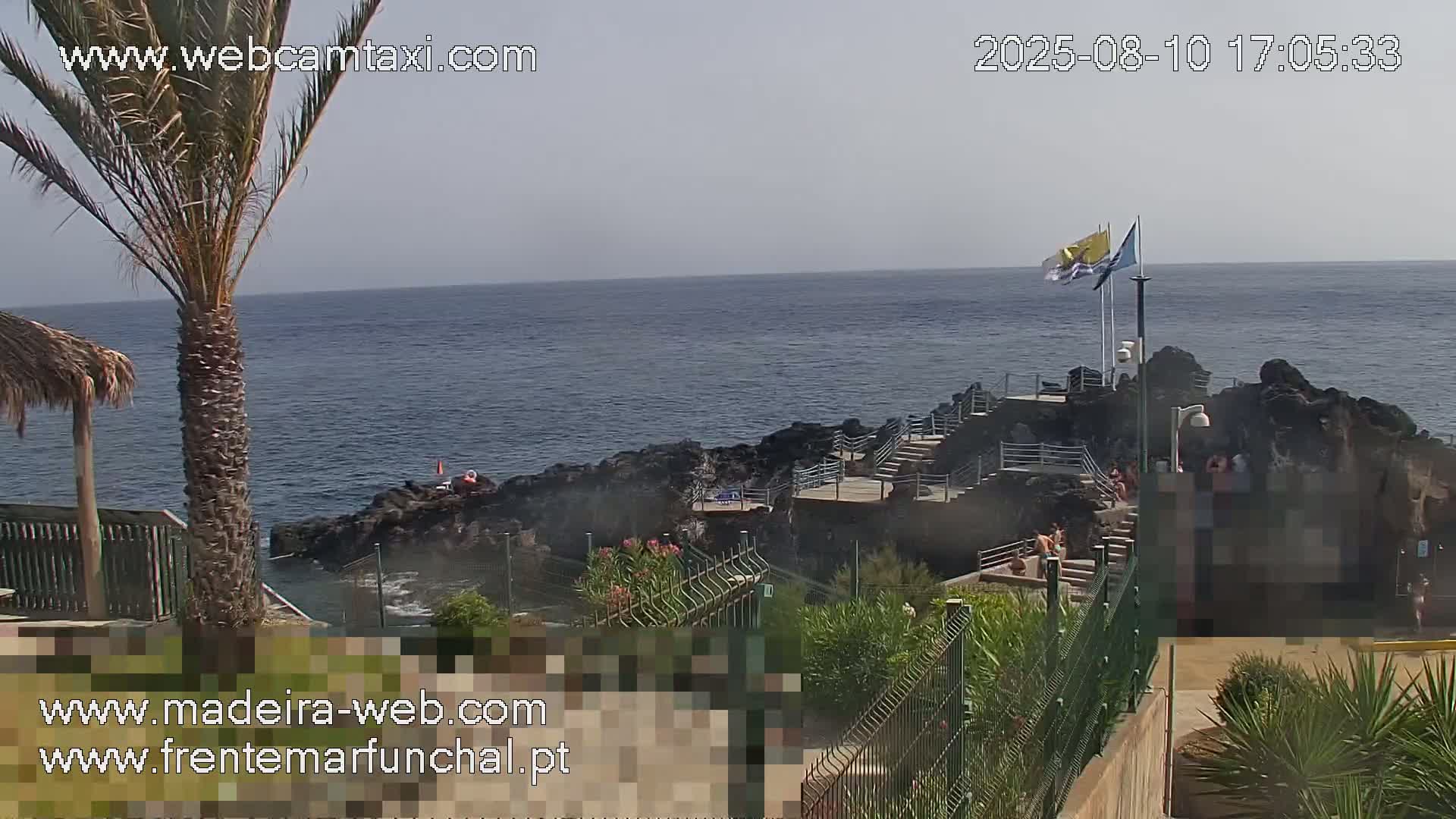 Sao Martinho, Praia da Ponta Gorda Coast Live Cam - Funchal, Madeira, Portugal