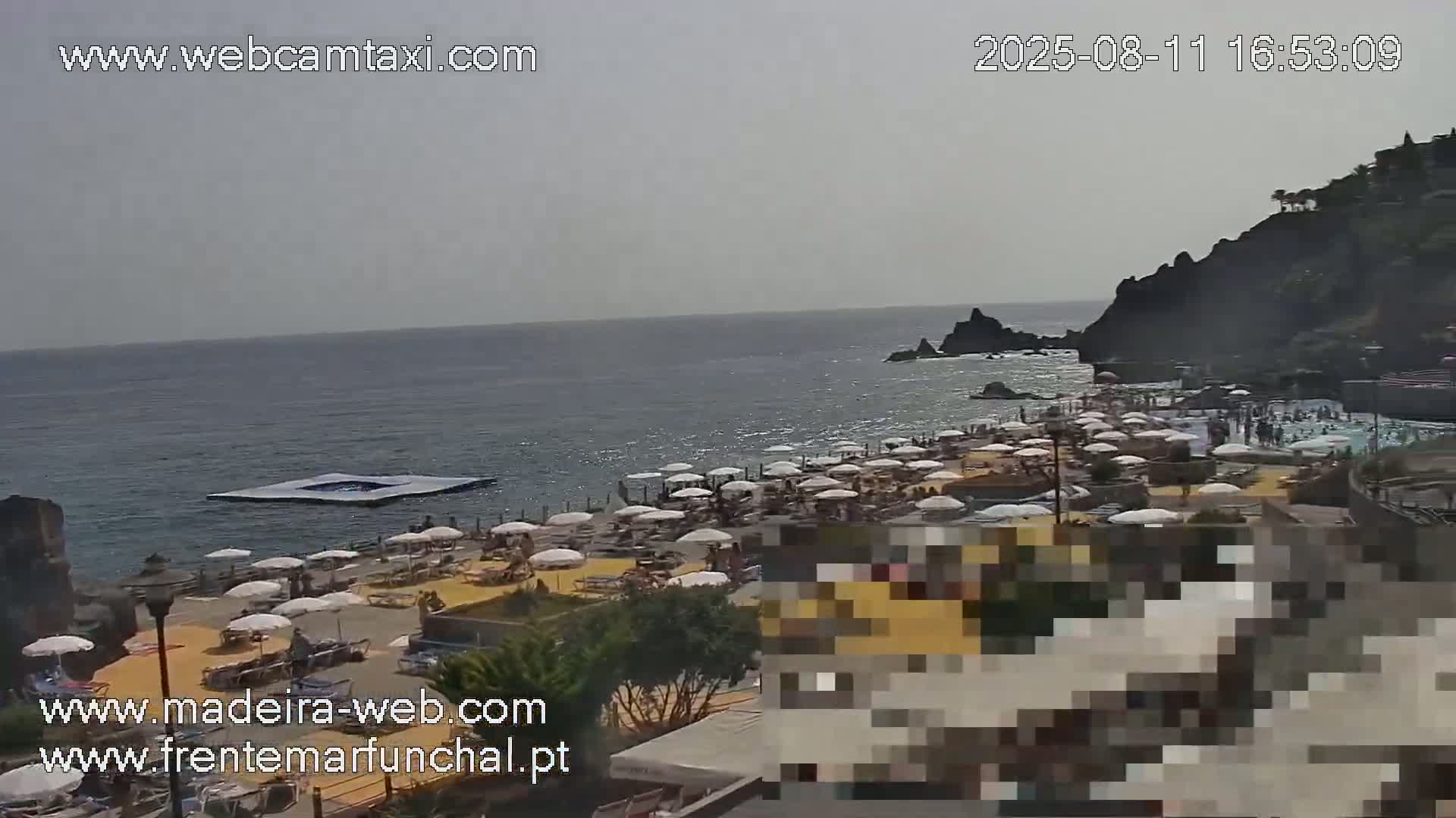 Sao Martinho, Praia da Ponta Gorda Coast Live Cam - Funchal, Madeira, Portugal