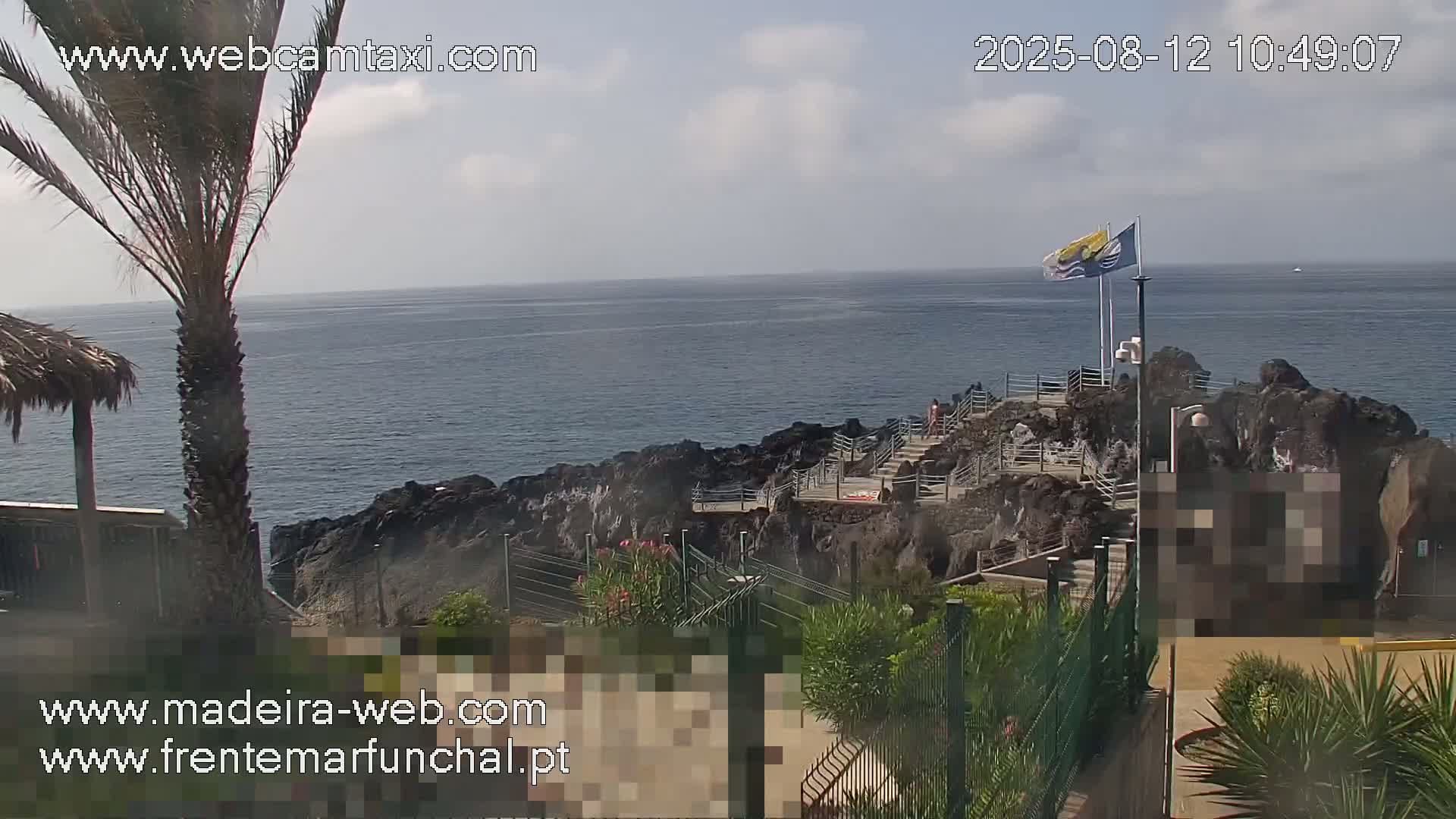 Sao Martinho, Praia da Ponta Gorda Coast Live Cam - Funchal, Madeira, Portugal