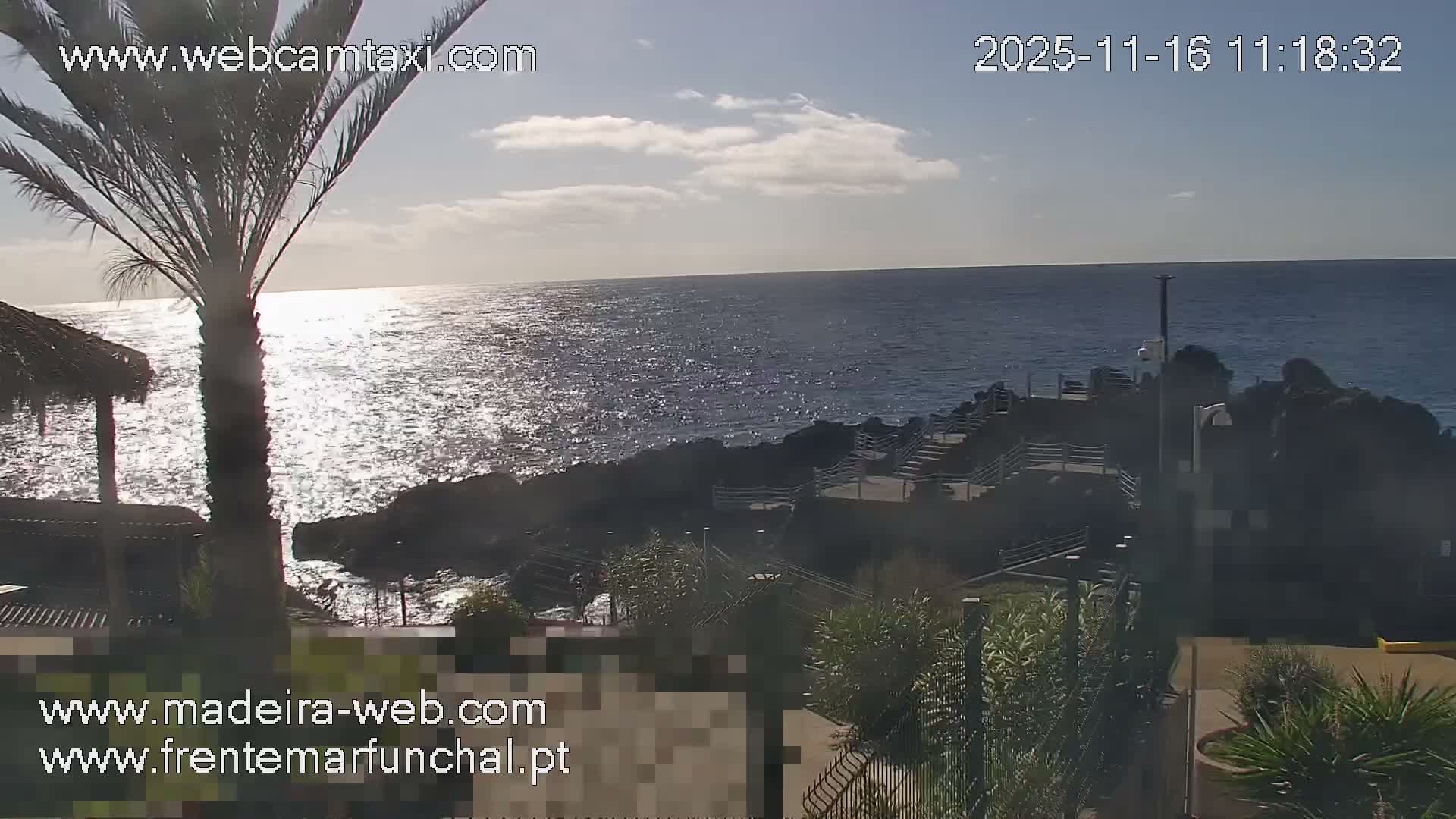 Sao Martinho, Praia da Ponta Gorda Coast Live Cam - Funchal, Madeira, Portugal