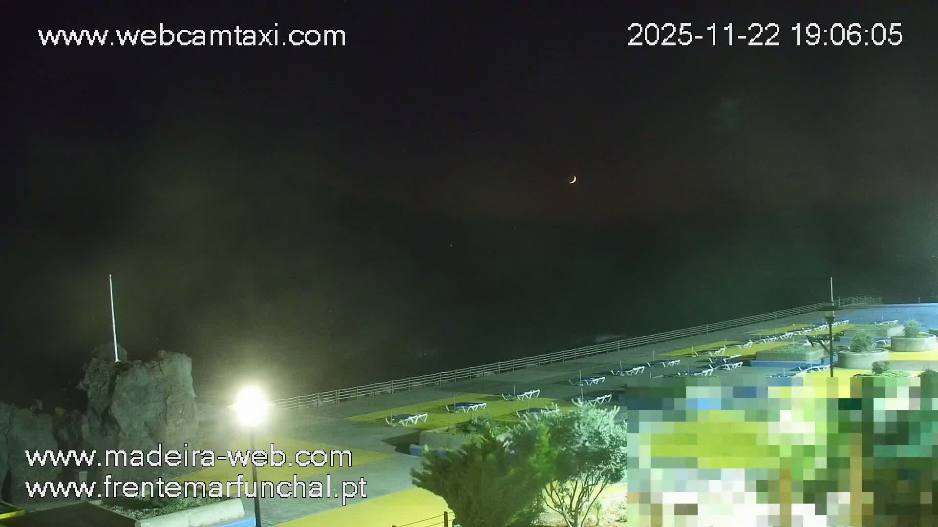 Sao Martinho, Praia da Ponta Gorda Coast Live Cam - Funchal, Madeira, Portugal