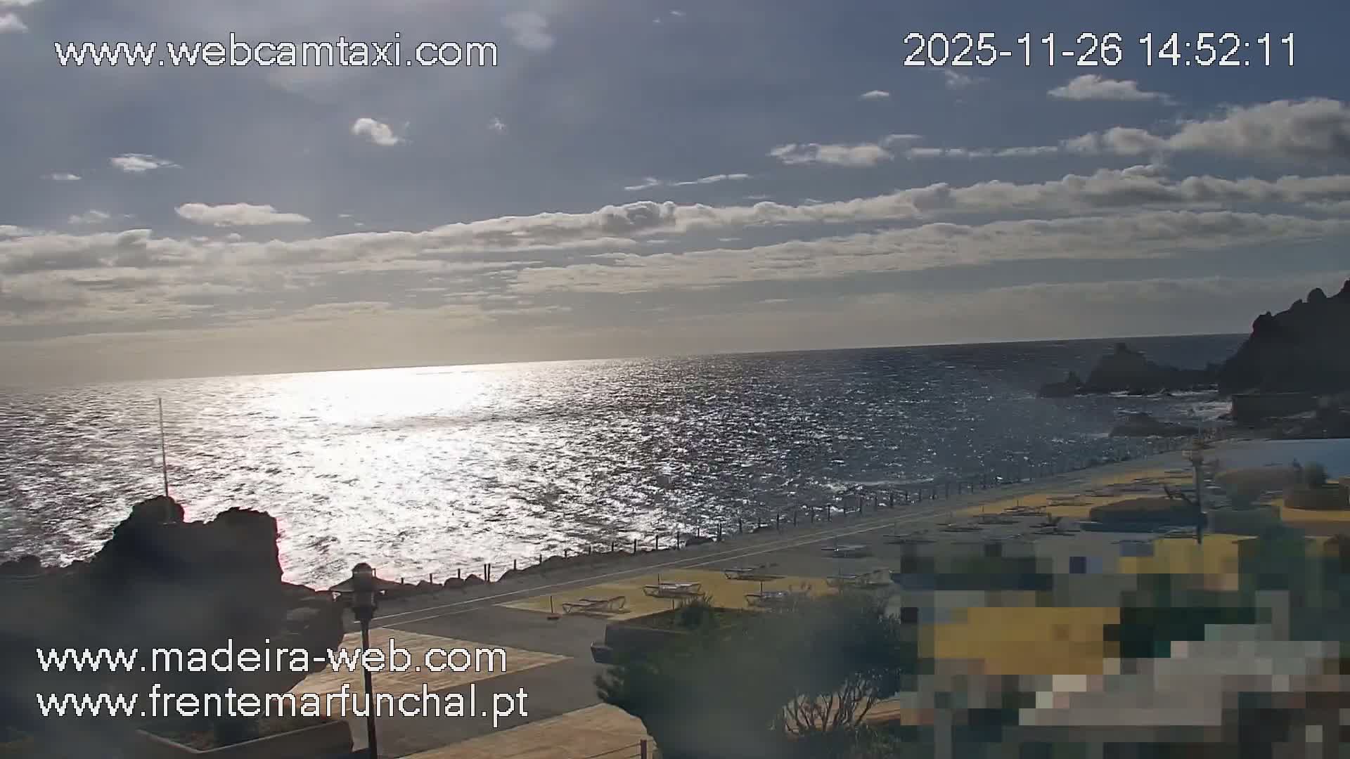 Sao Martinho, Praia da Ponta Gorda Coast Live Cam - Funchal, Madeira, Portugal