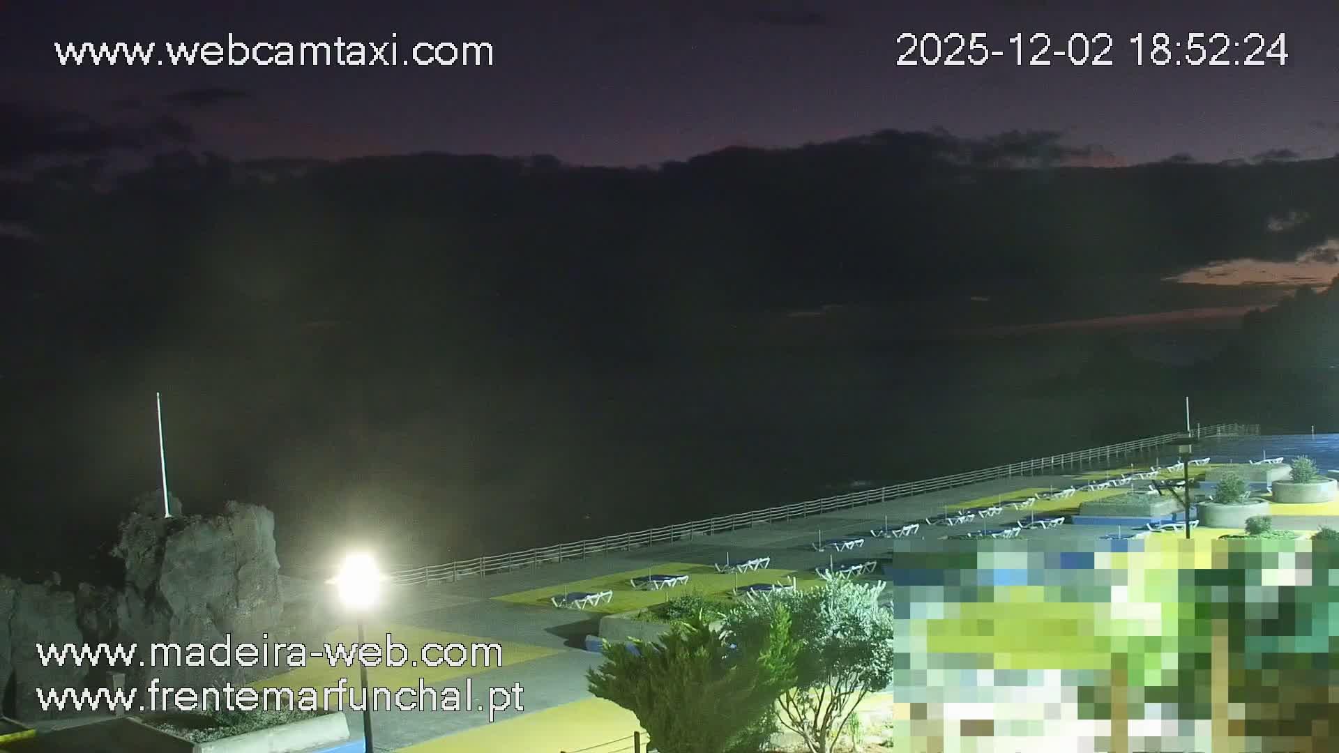 Sao Martinho, Praia da Ponta Gorda Coast Live Cam - Funchal, Madeira, Portugal
